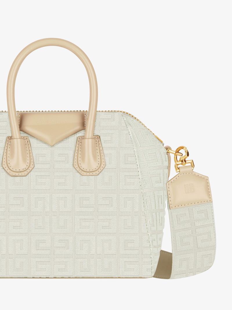 MINI ANTIGONA BAG IN 4G EMBROIDERED CANVAS 7