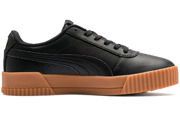 (WMNS) PUMA Carina Leather 'Black' 370325-06 - 2