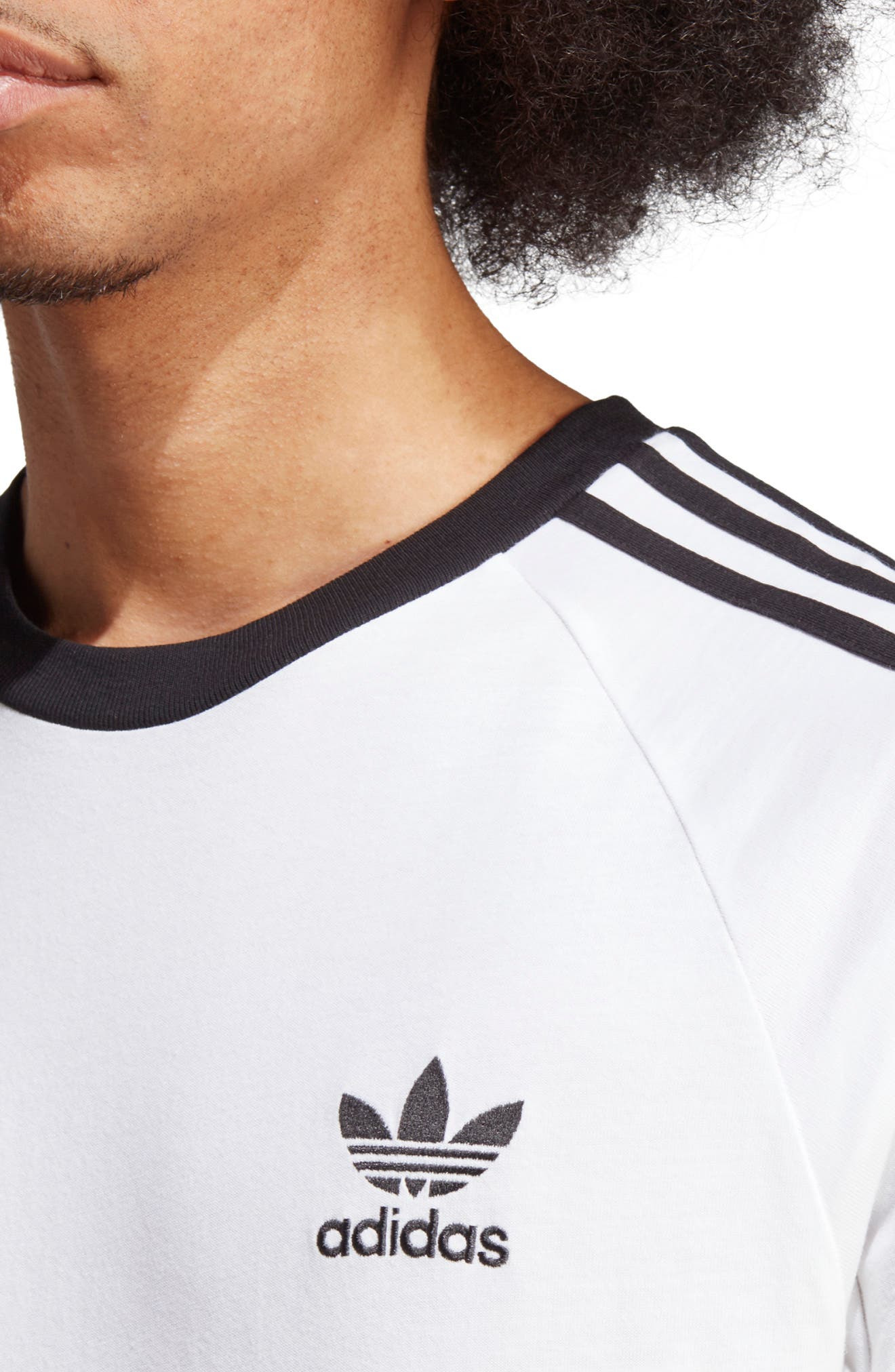 adidas Adicolor 3-Stripes T-Shirt in White at Nordstrom - 3