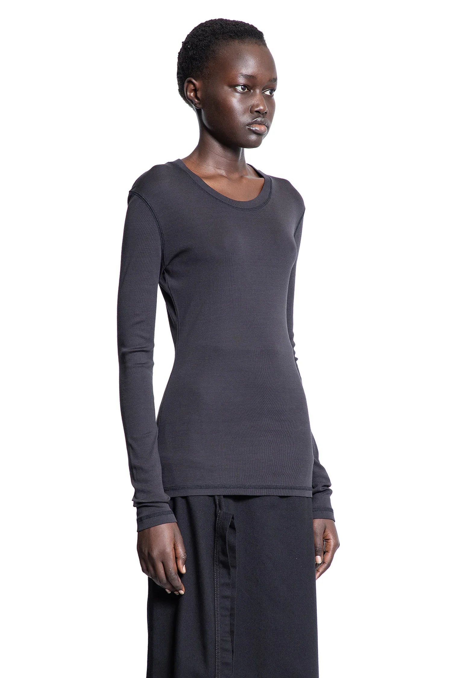 Rib-Long-Sleeve-T-Shirt - 2