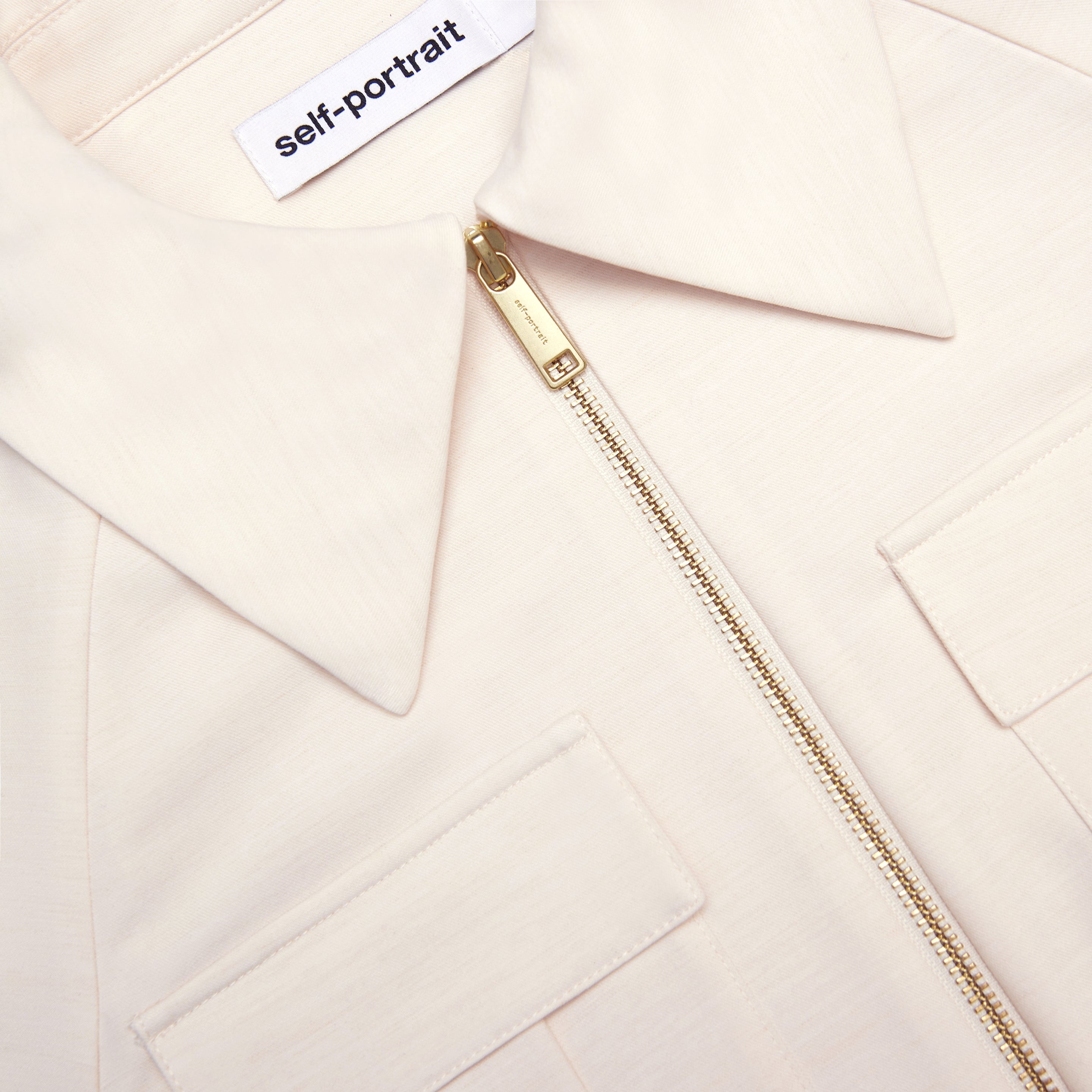 Cream Twill Midi Dress - 5