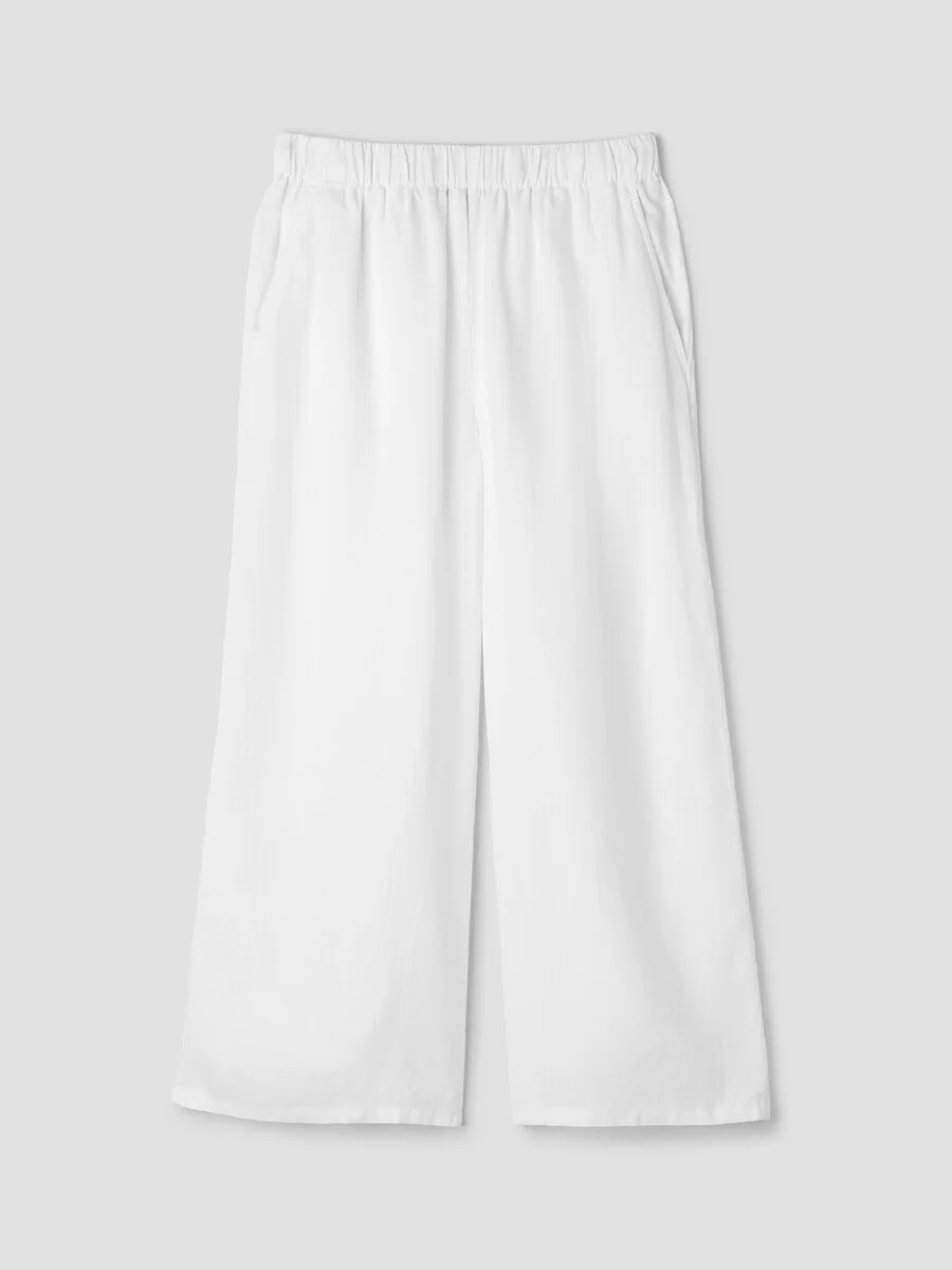 Organic Linen Wide-Leg Pant - 1