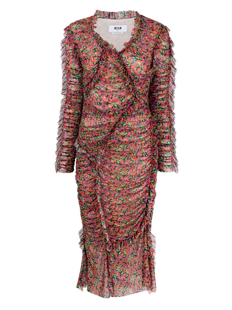floral-print midi dress 1