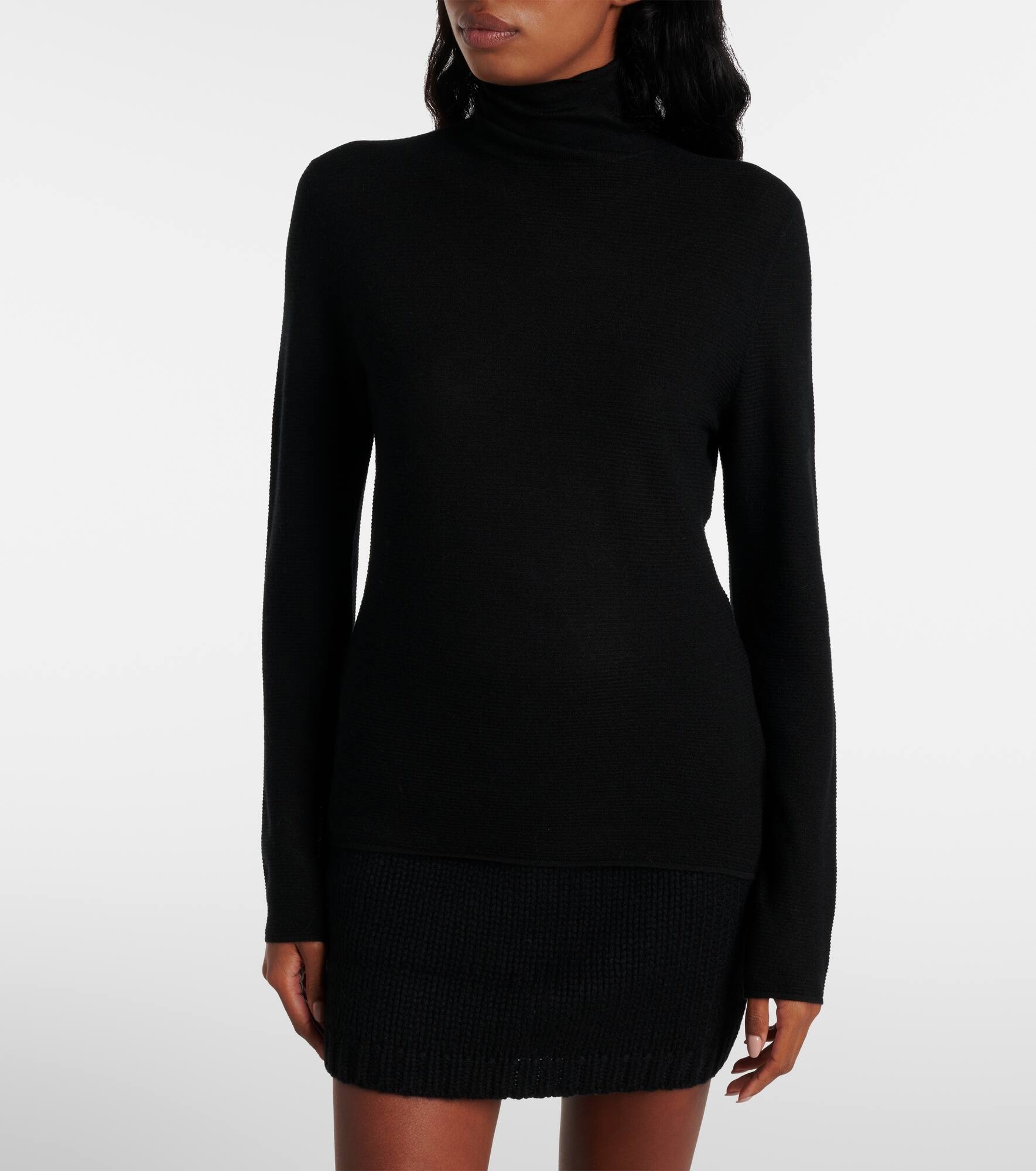 Lory ribbed-knit cashmere turtleneck sweater - 5