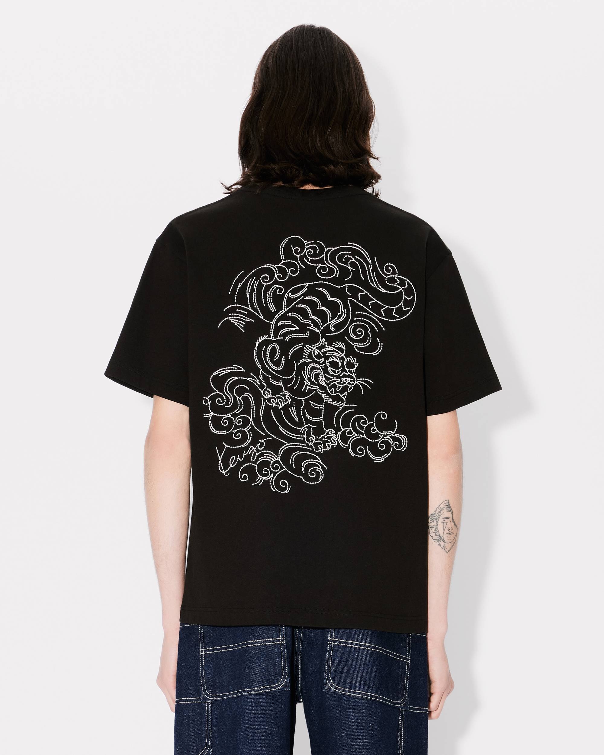 'KENZO Star Tiger' embroidered oversized T-shirt - 4