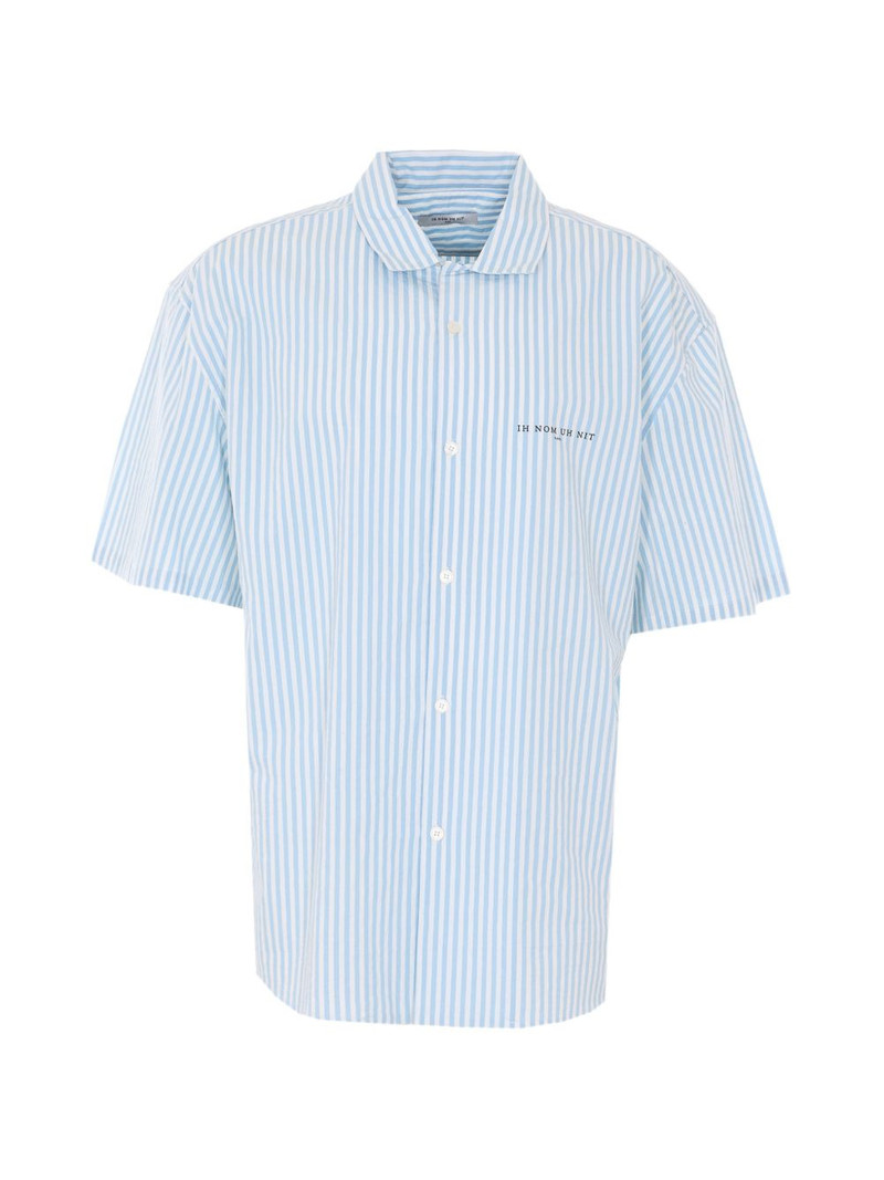 striped logo chest shirt 1