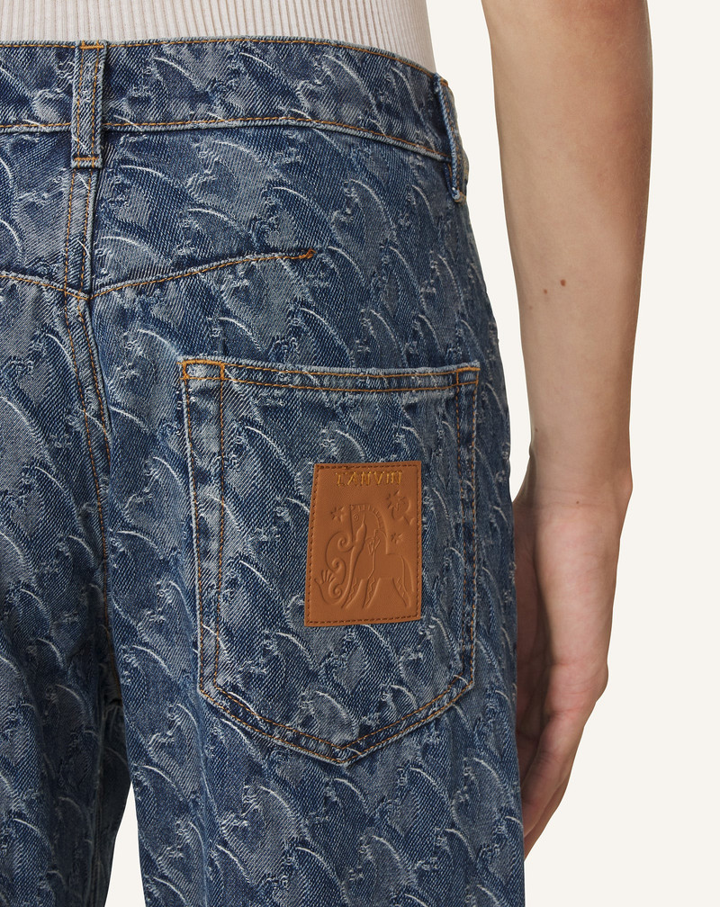 LUNAR YEAR JACQUARD DENIM PANTS 5