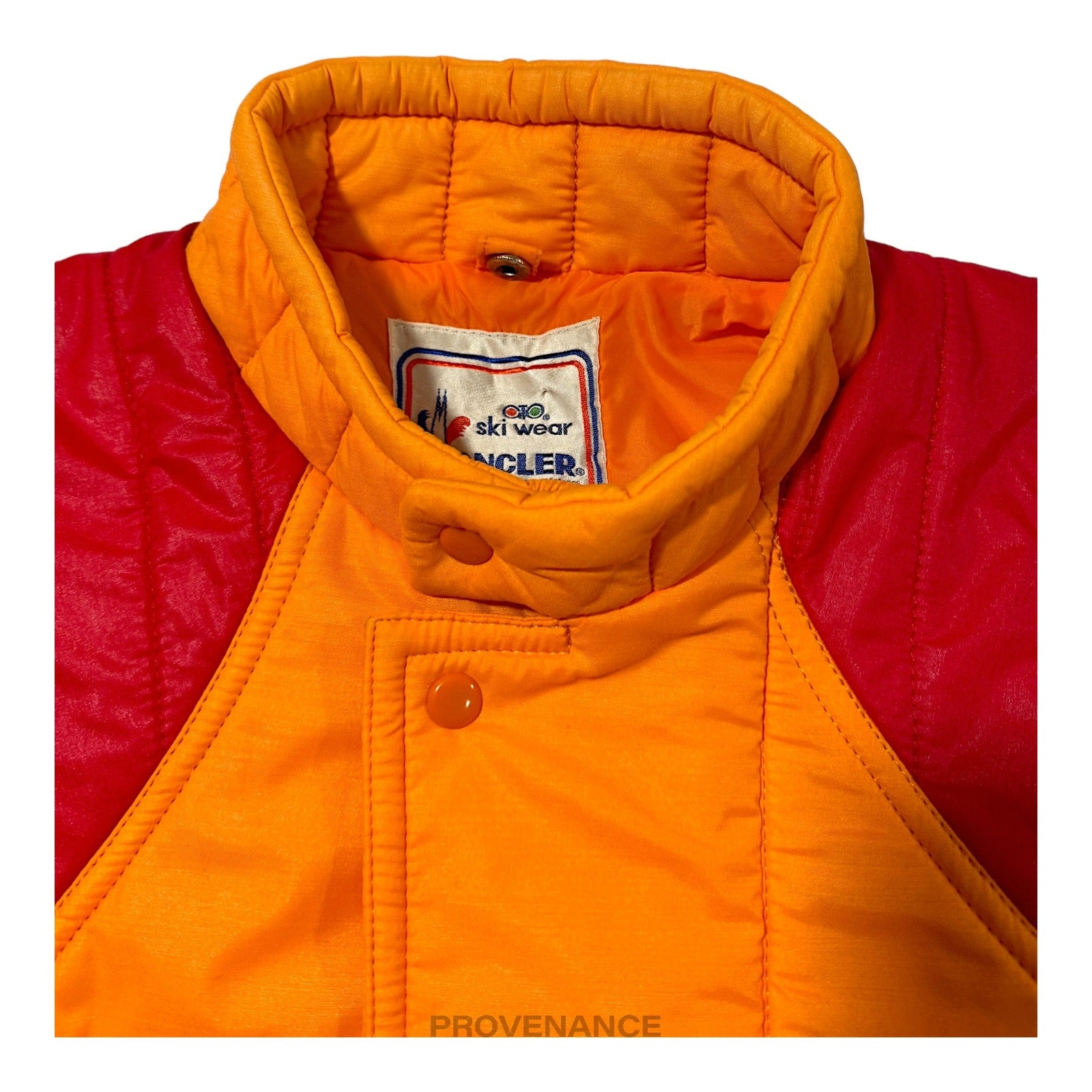 Moncler Light Ski Jacket Coat - Orange/Red - 5