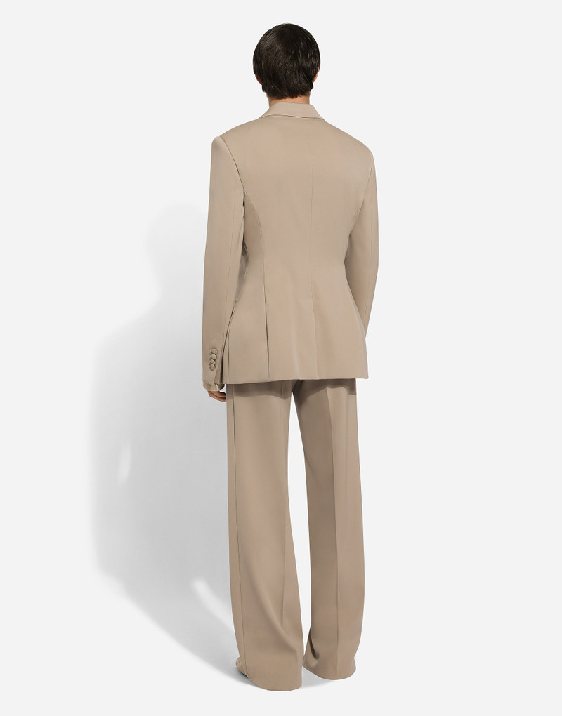 Double-breasted stretch wool Dolce-fit jacket 3