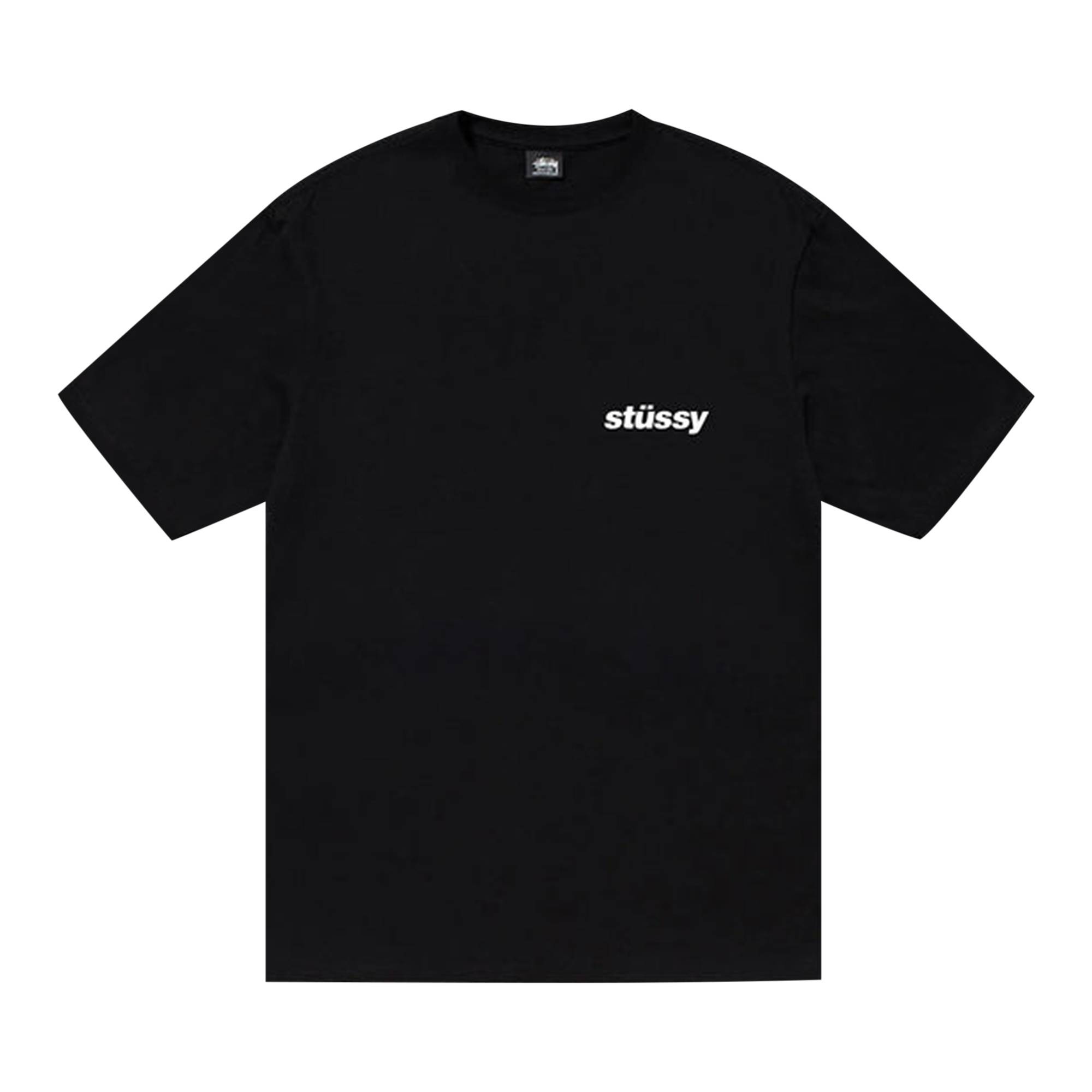 Stussy Popsicle Tee 'Black' - 1