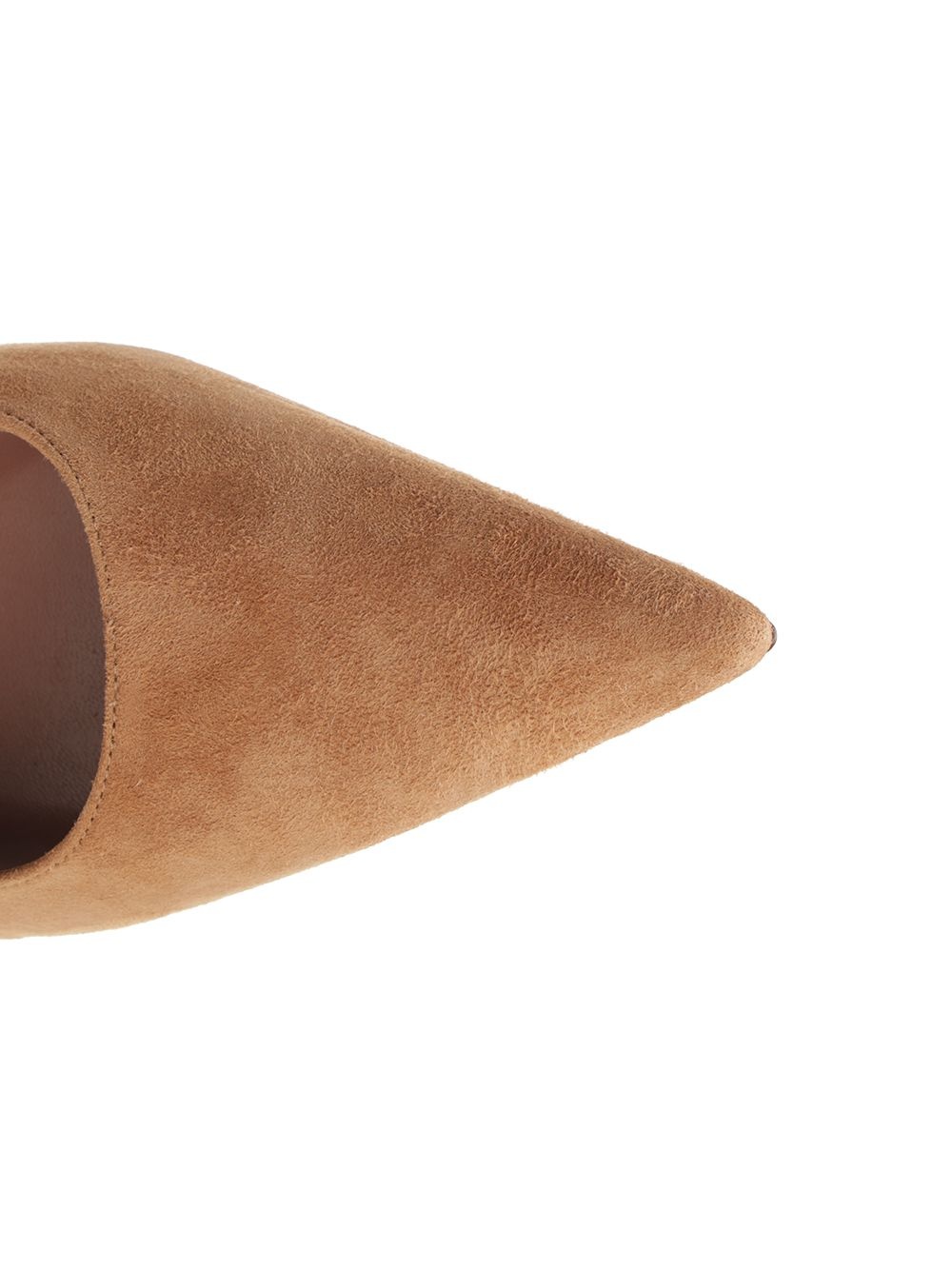 Lidia Slingback Suede Pumps Brown - 4