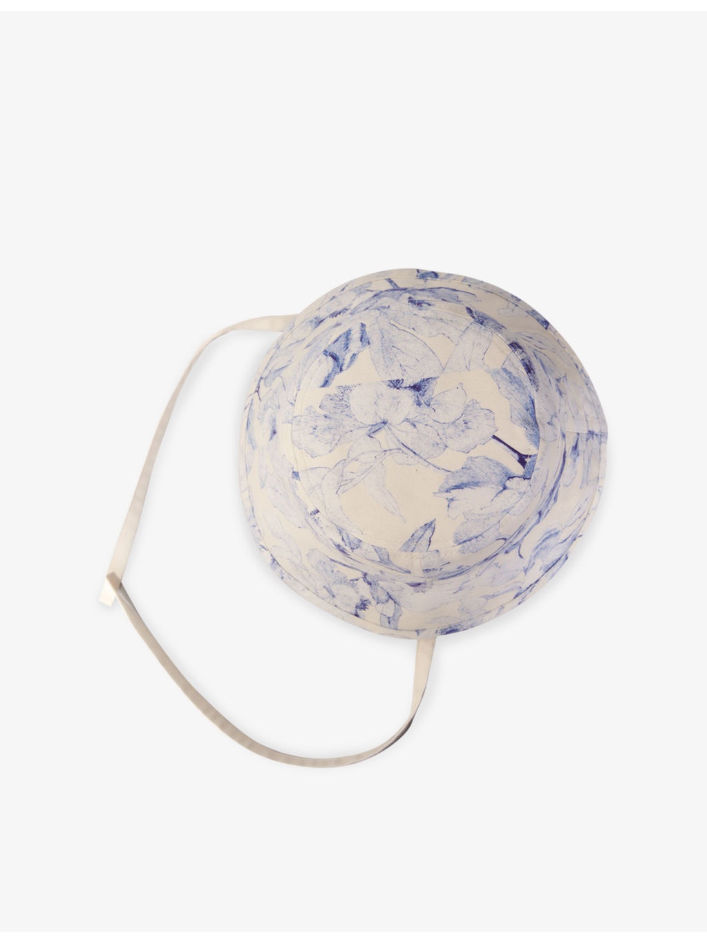 Watercolour-Print Logo-Embroidered Cotton Bucket Hat - 3