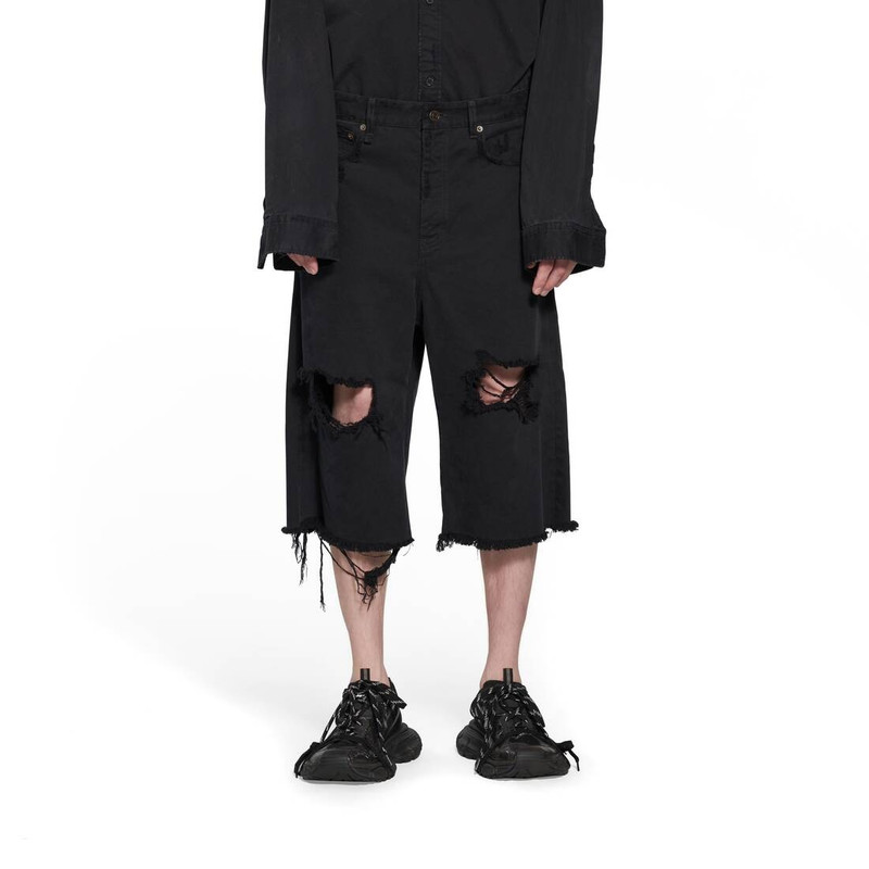 Men's Baggy Shorts in Black 5