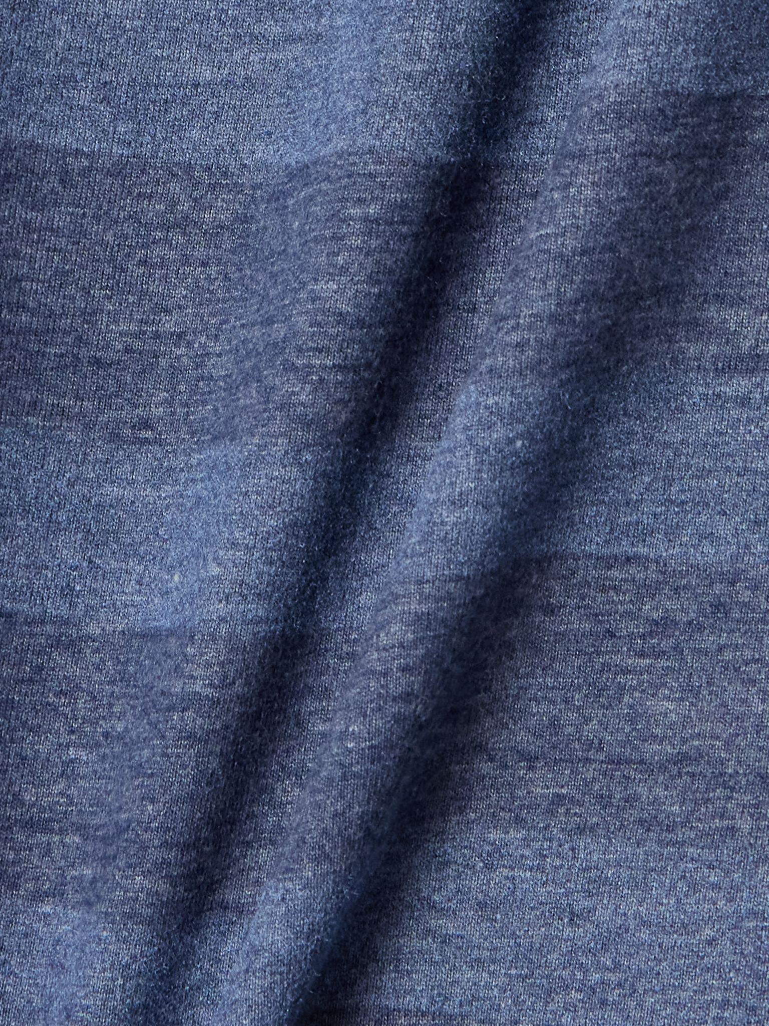 Sash convertible asymmetric twist-front striped cotton-blend jersey midi skirt Blue - 5