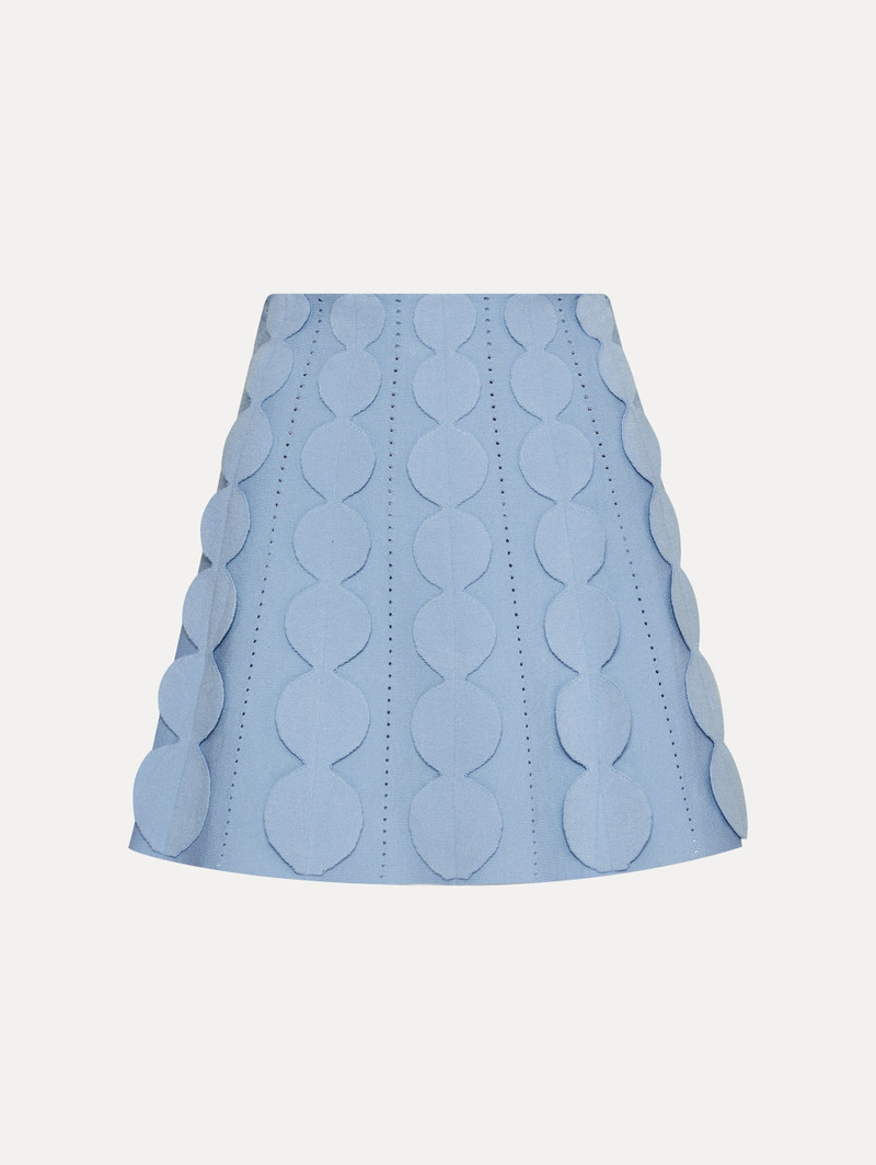 GEOMETRIC CIRCLE KNIT SKIRT 1