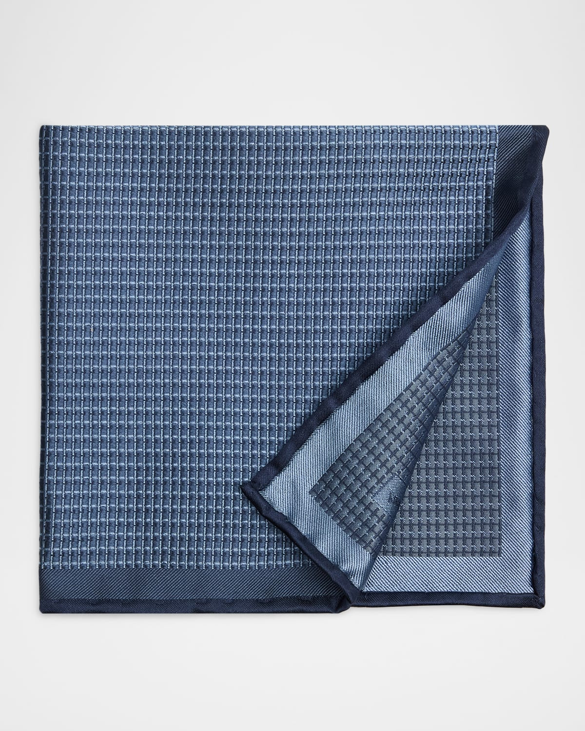 Men's Screen-Print Silk Pocket Square - 2