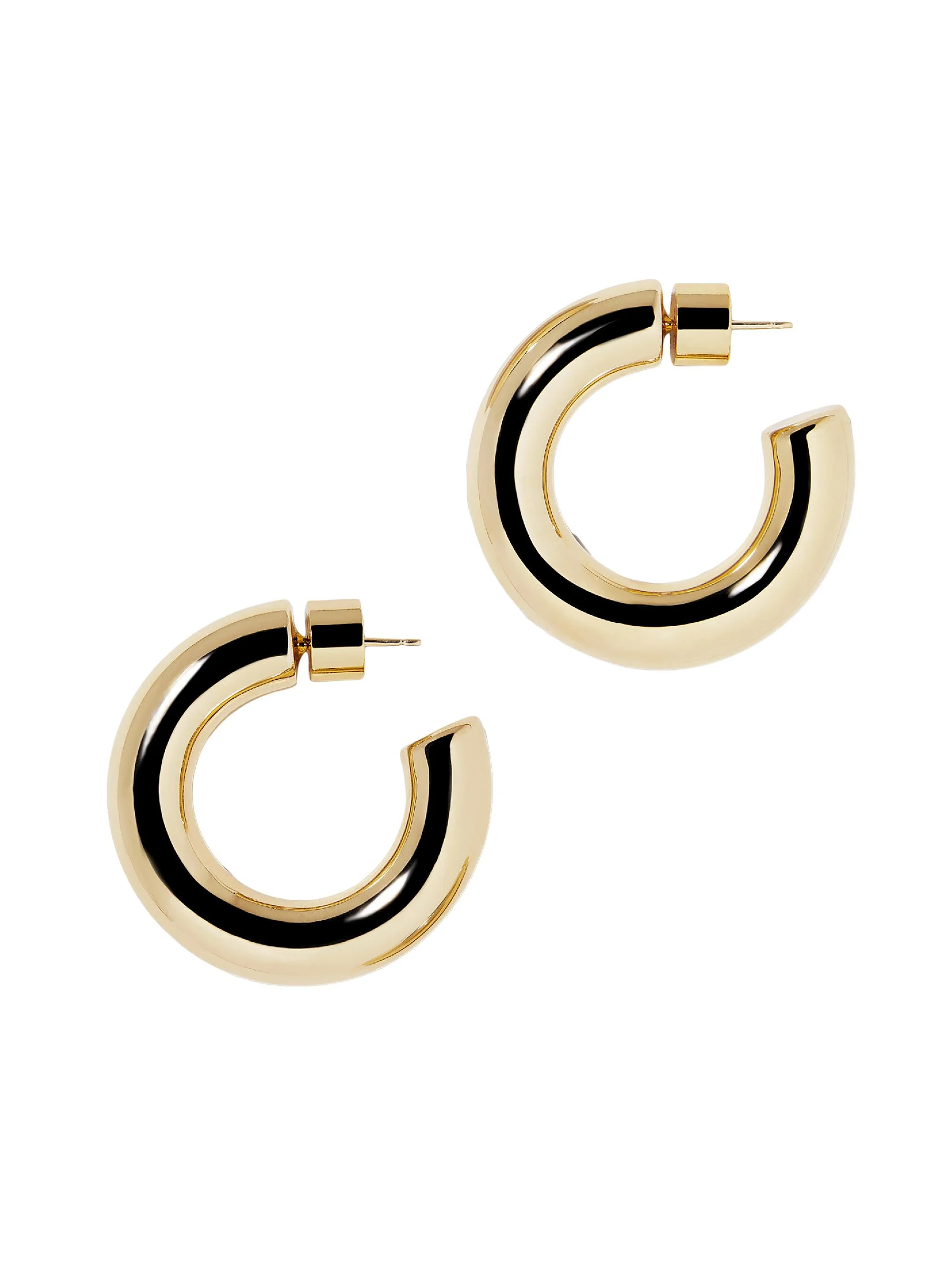 Women's Jamma 10K-Gold-Plated Huggie Earrings - Gold - 1