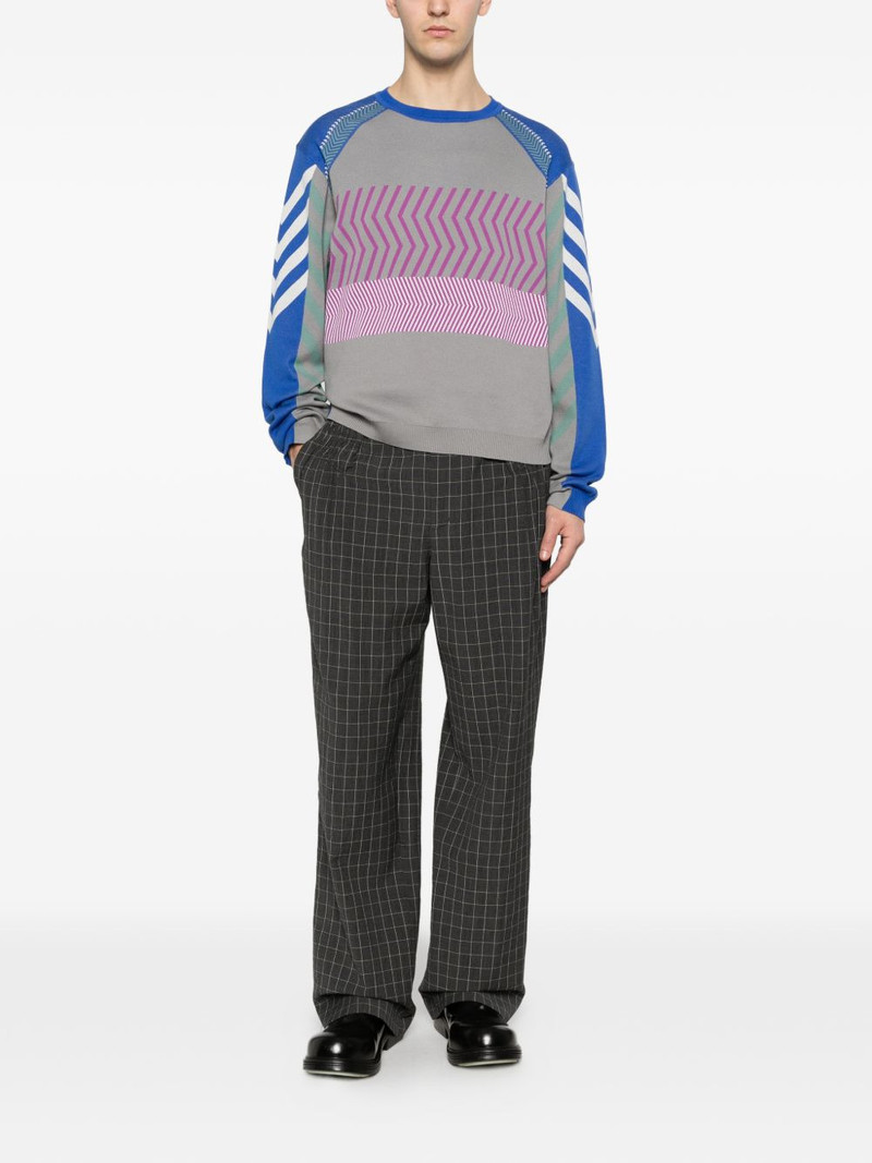 Kiko Kostadinov Gizi panelled sweater outlook