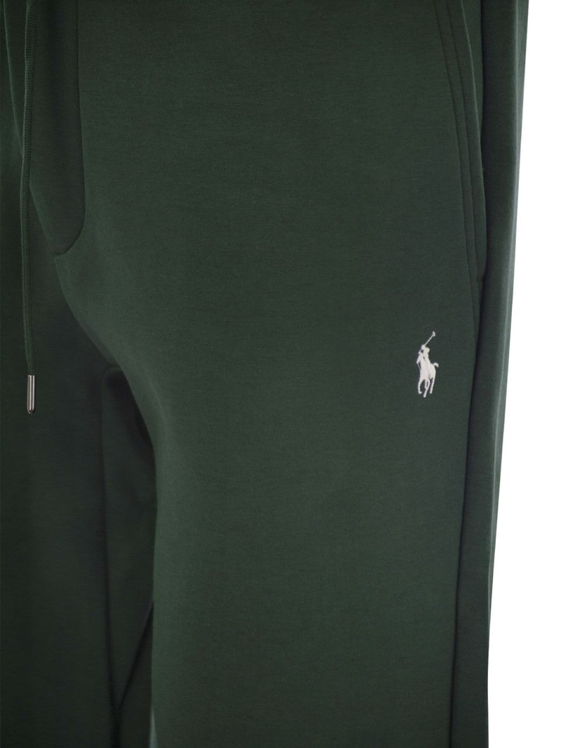 logo-embroidered trousers 4