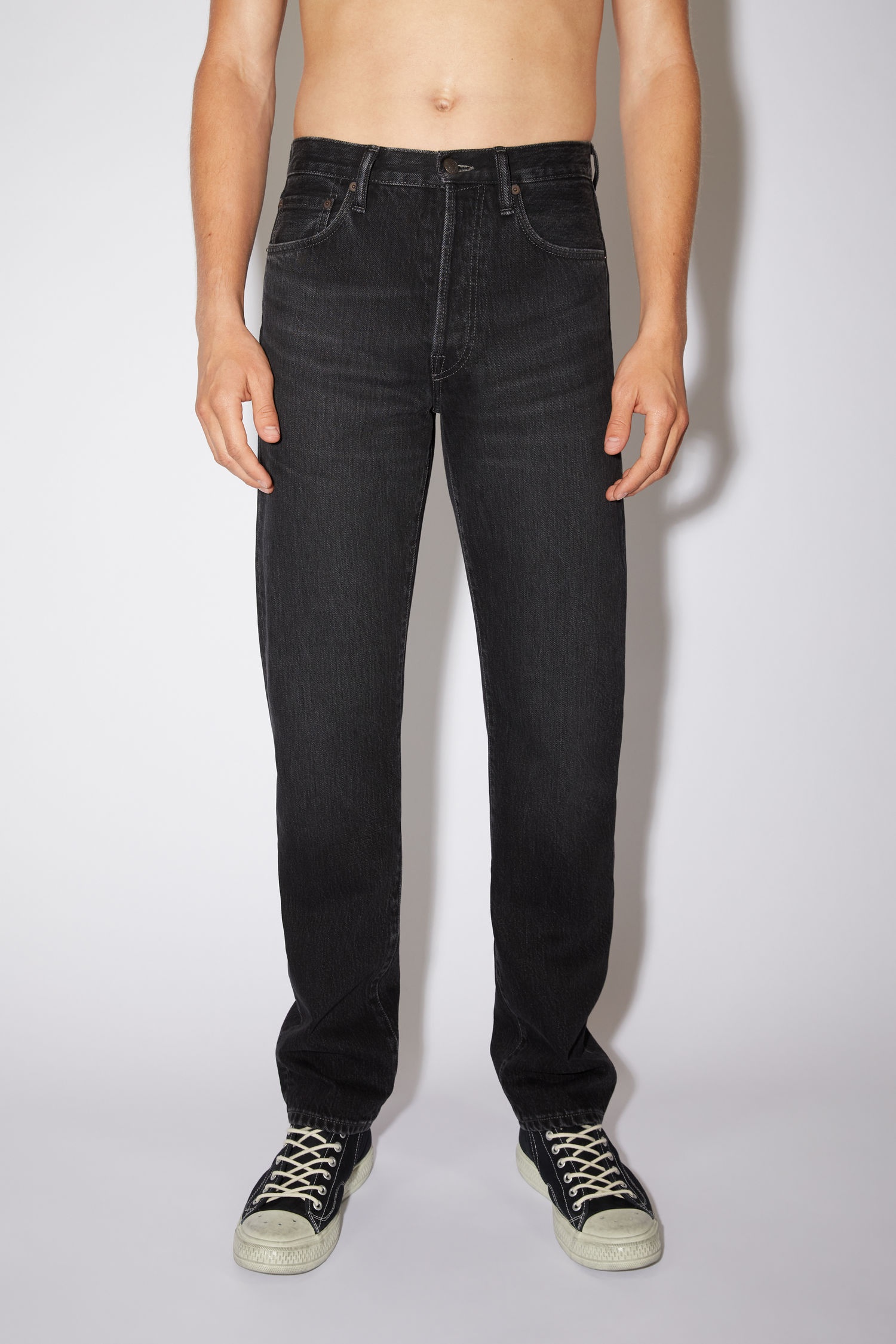 Straight fit jeans - Black - 2