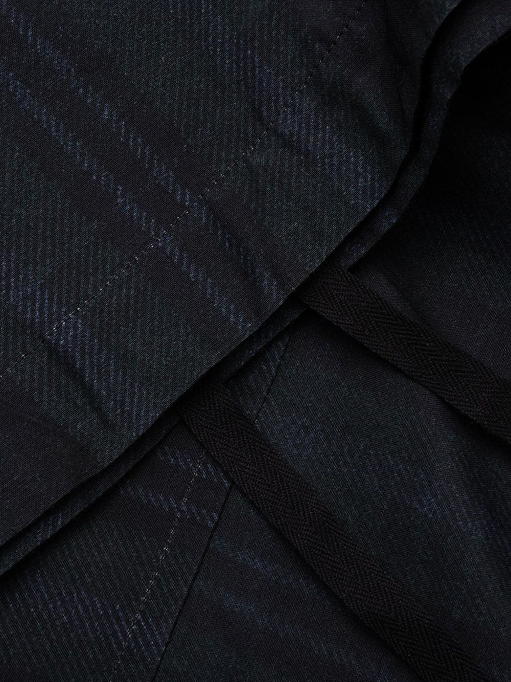 plaid buckled trousers - 5