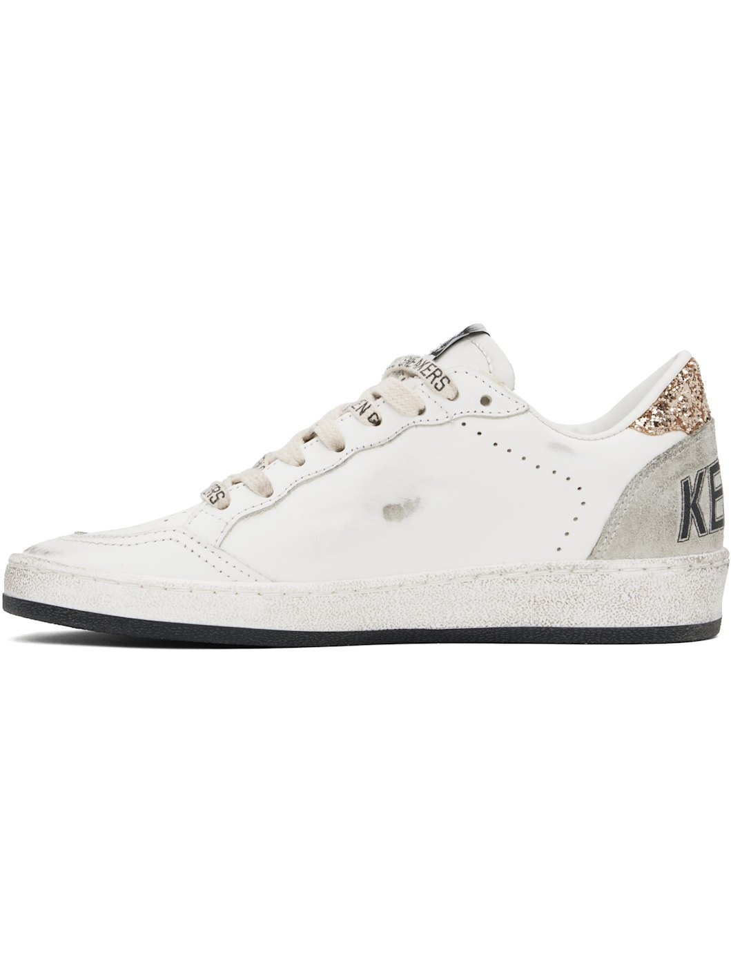 White Ball Star Sneakers - 3