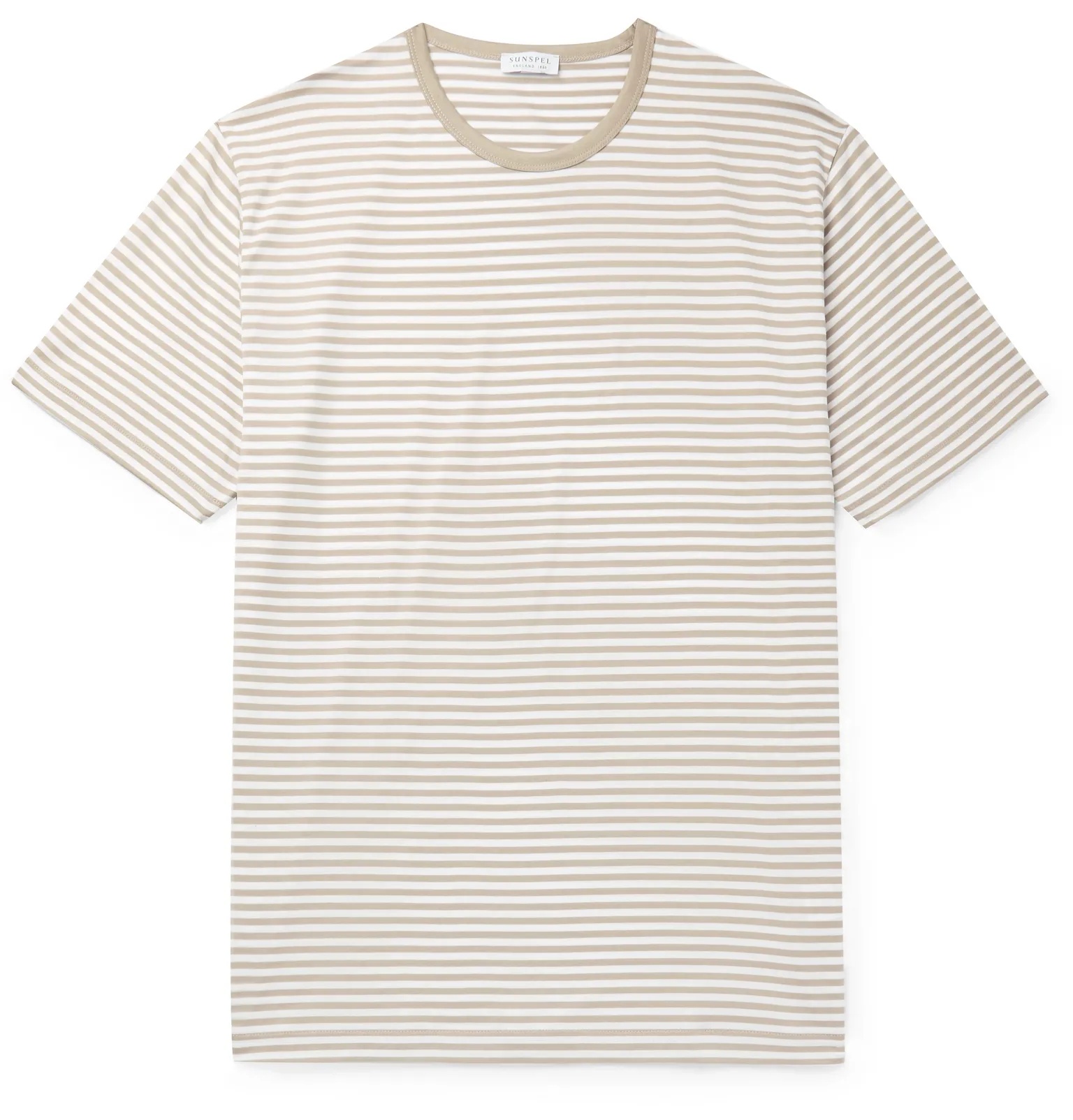 Striped Cotton-Jersey T-Shirt - 7