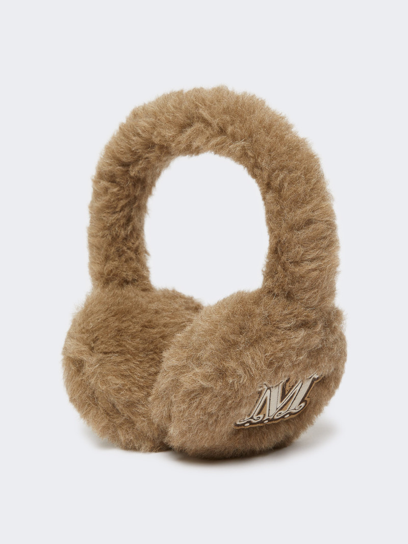 MUFFY4 Alpaca and cashmere Teddy fabric earmuffs 1