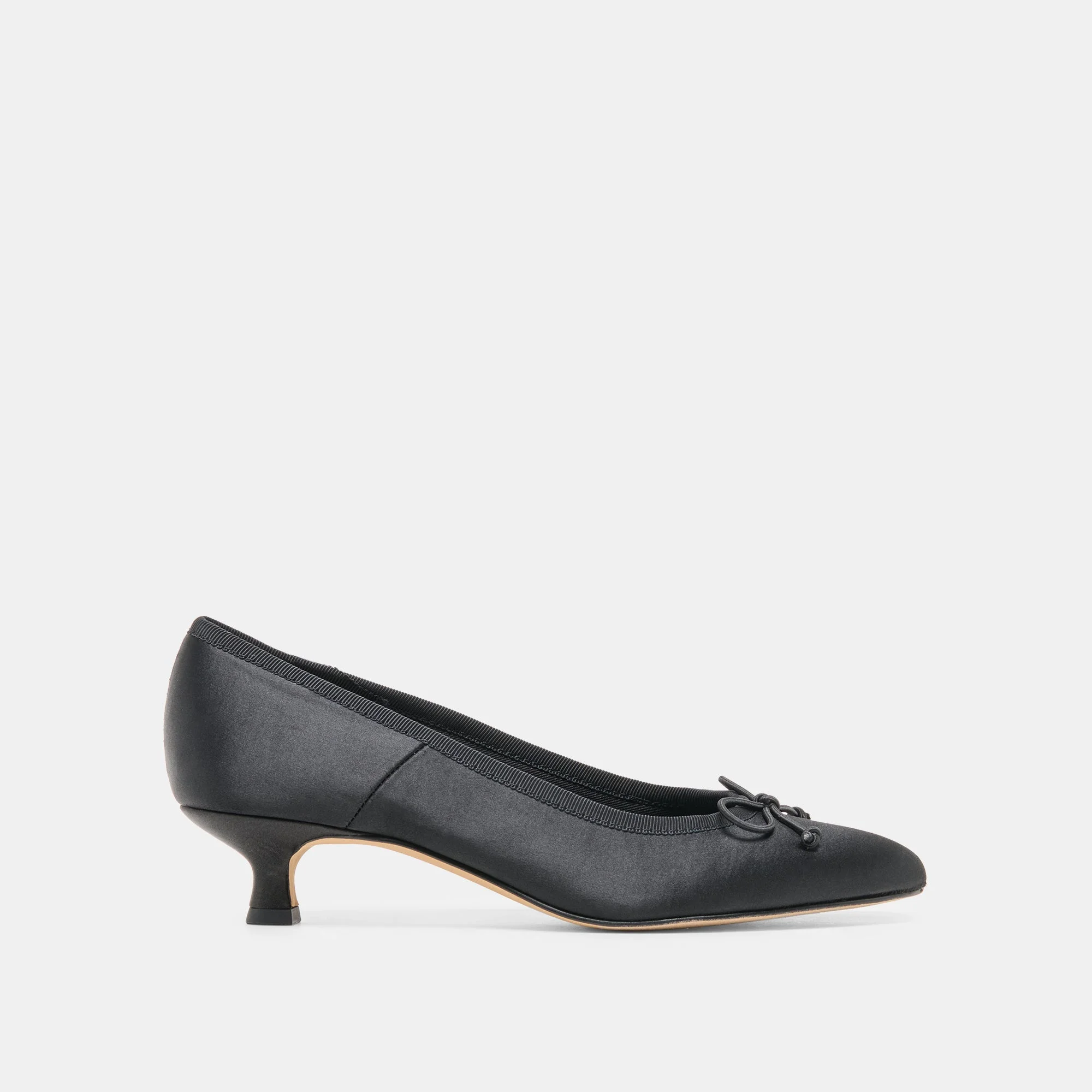 DAWSEN HEELS ONYX SATIN - 1