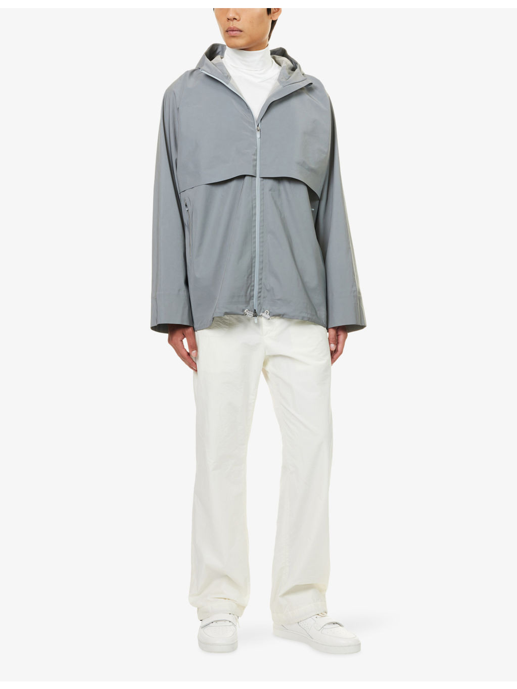 Reflective Hooded Woven Jacket - 2