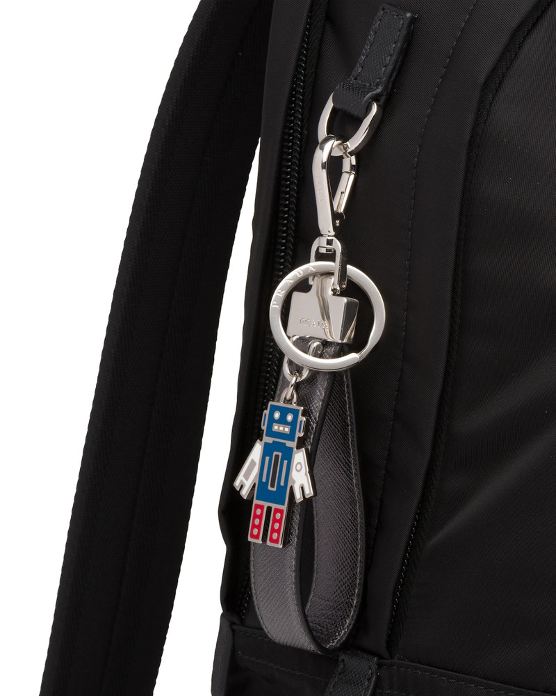 Saffiano Leather Keychain 3