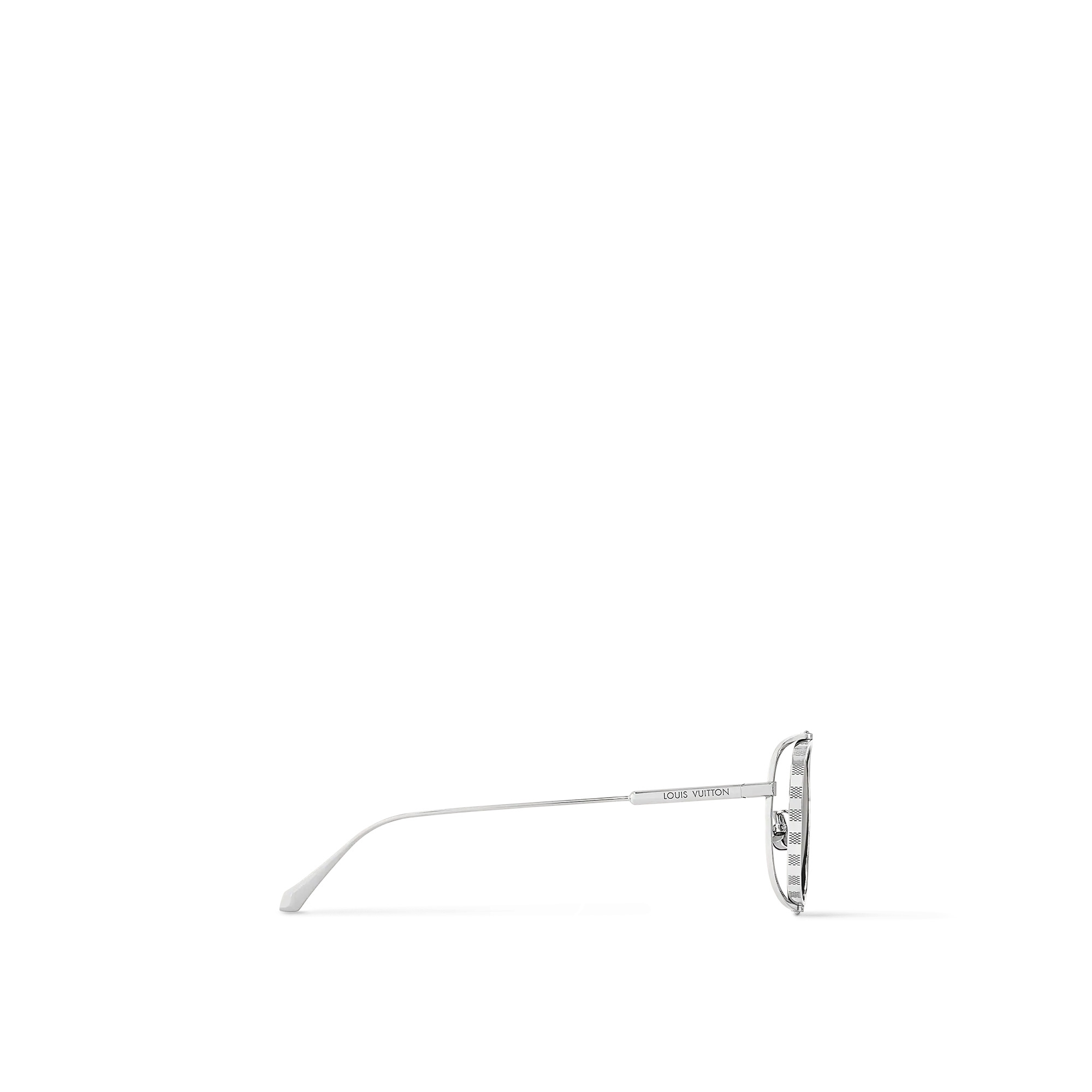 LV Super Vision Metal Pilot Square Sunglasses - 2