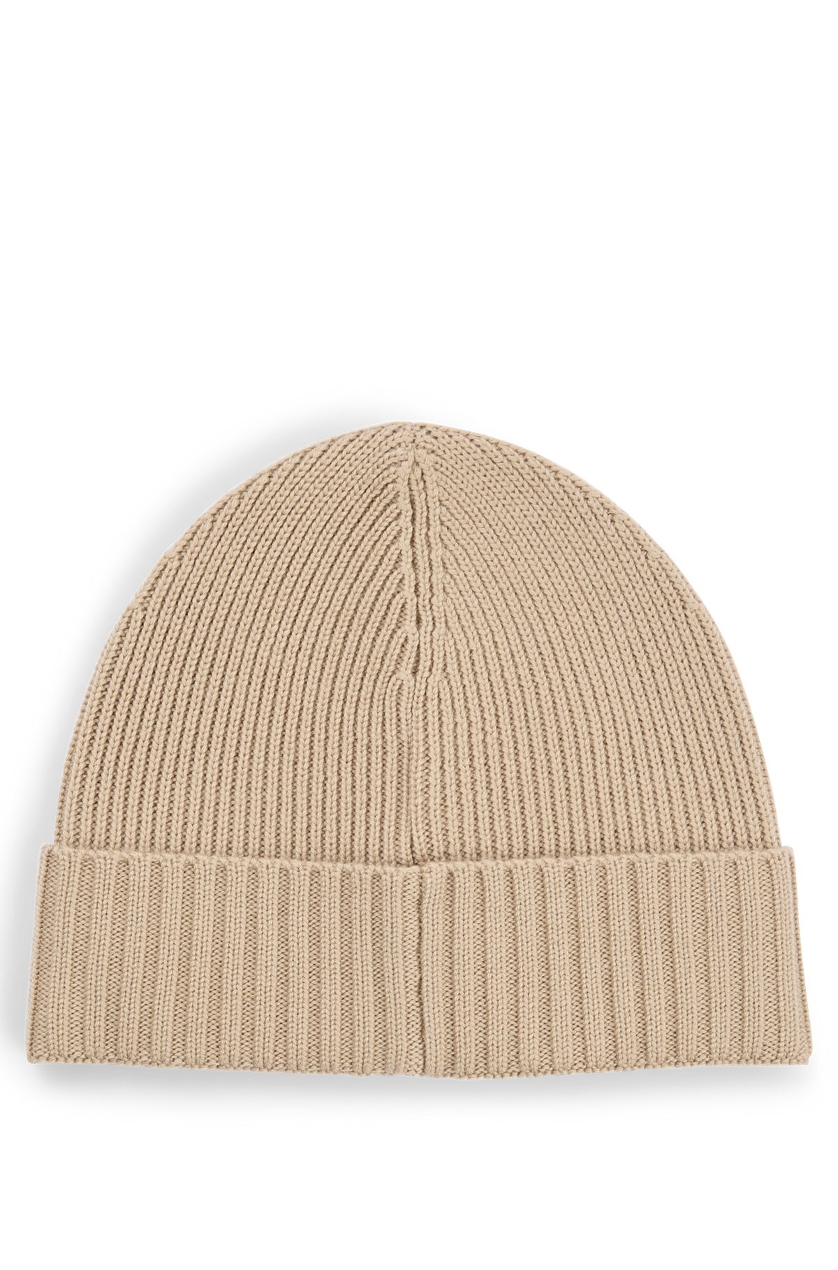 RIBBED BEANIE HAT IN MERINO WOOL - 2