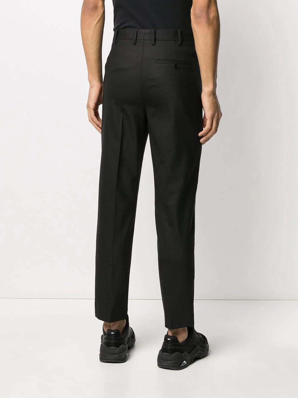 side panelled tailored trousers - 4