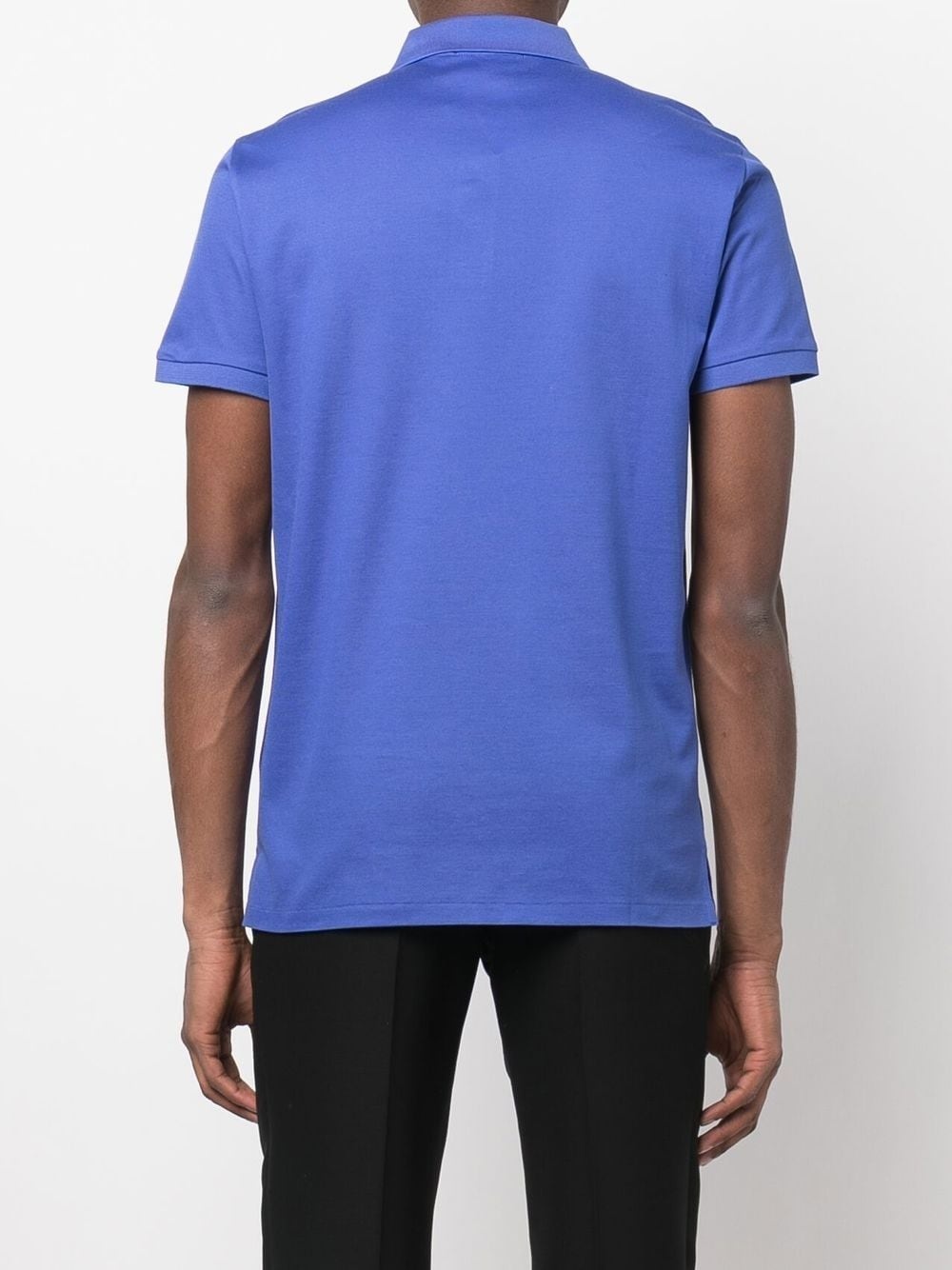 embroidered logo polo shirt - 4