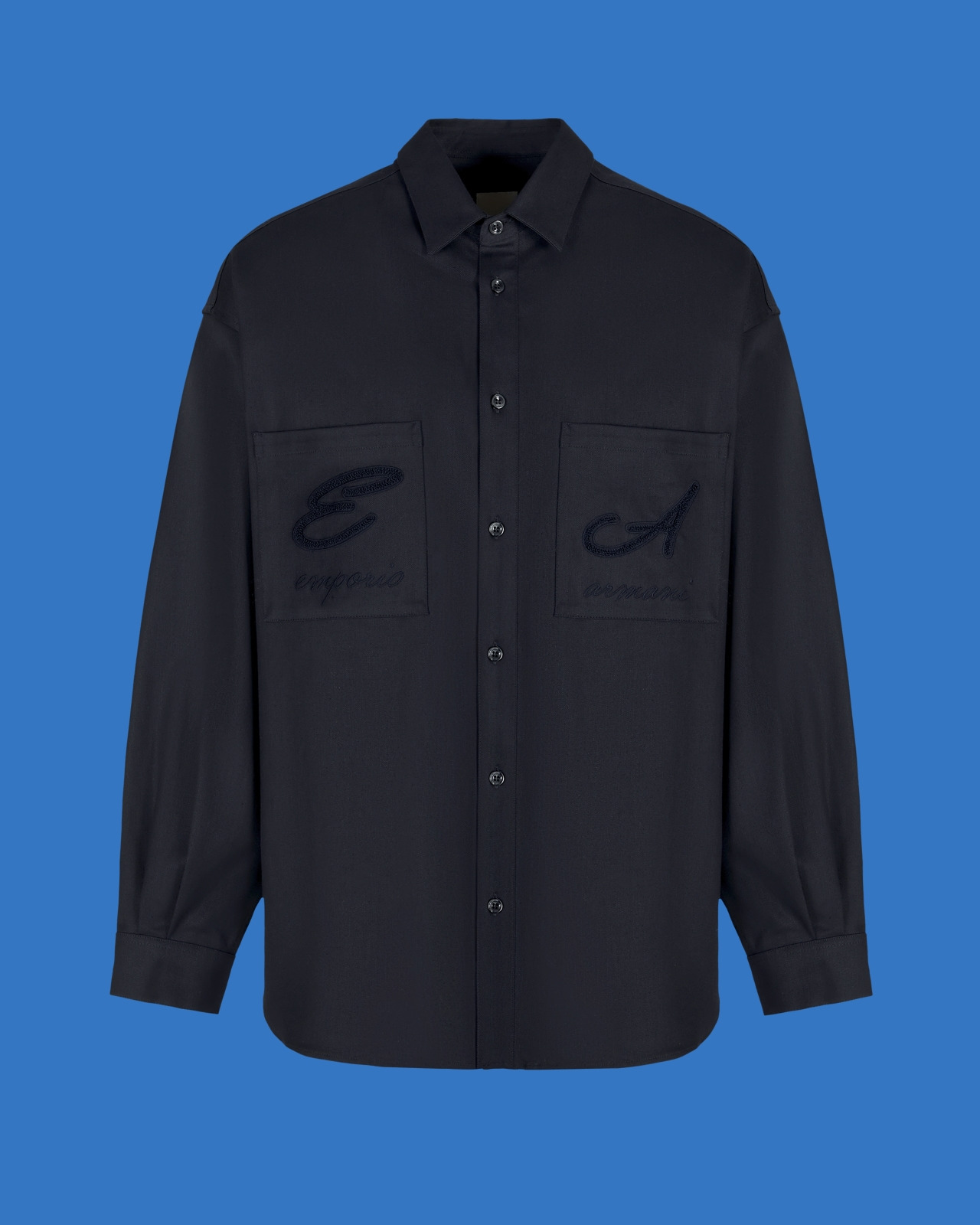 ASV Black Blue capsule collection Oxford cotton shirt - 1
