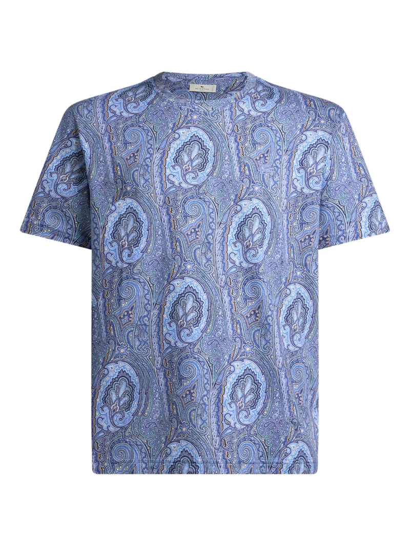 Etro Floral Paisley Cotton T-shirt 1