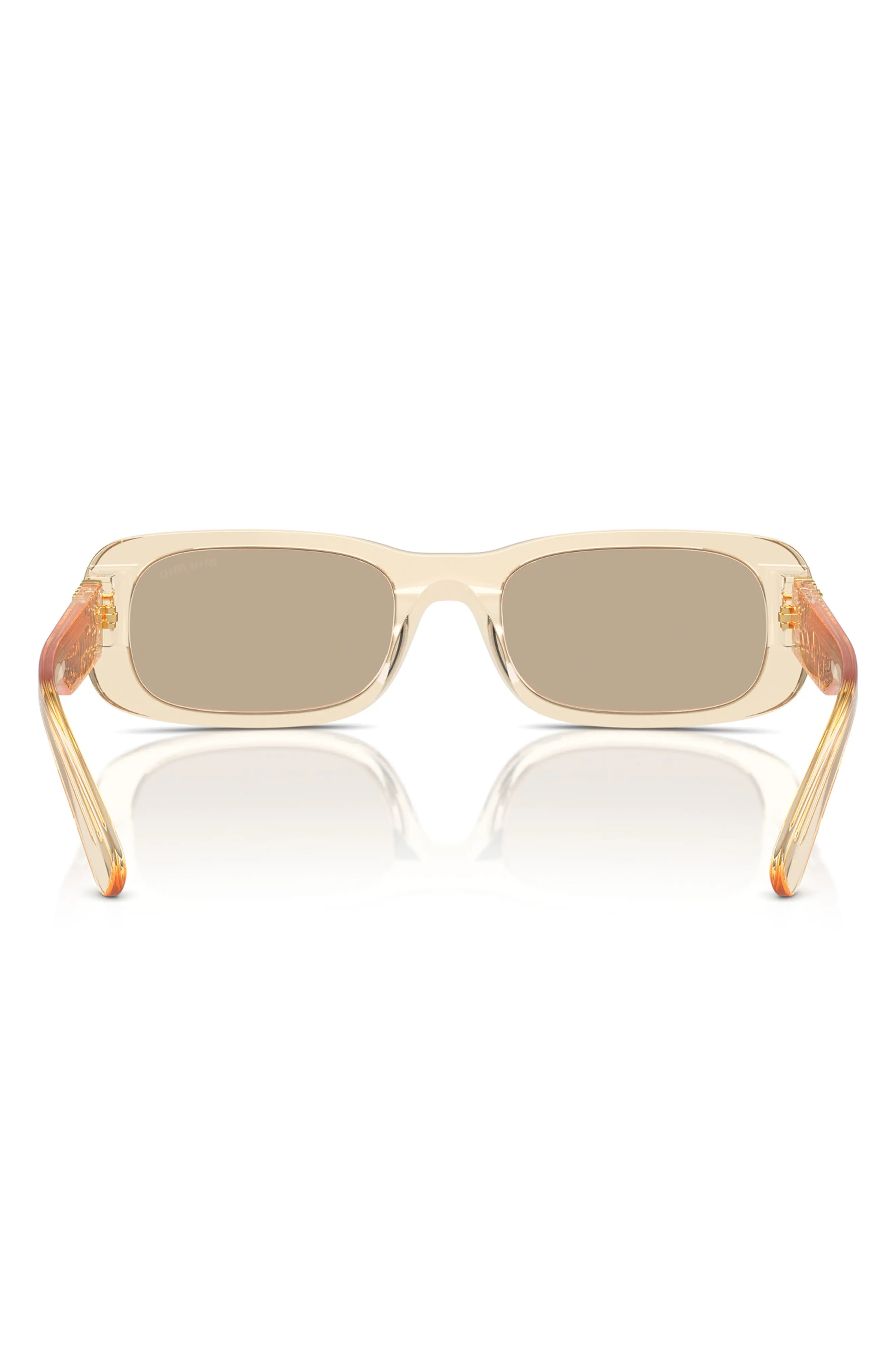 53mm Rectangular Sunglasses - 4