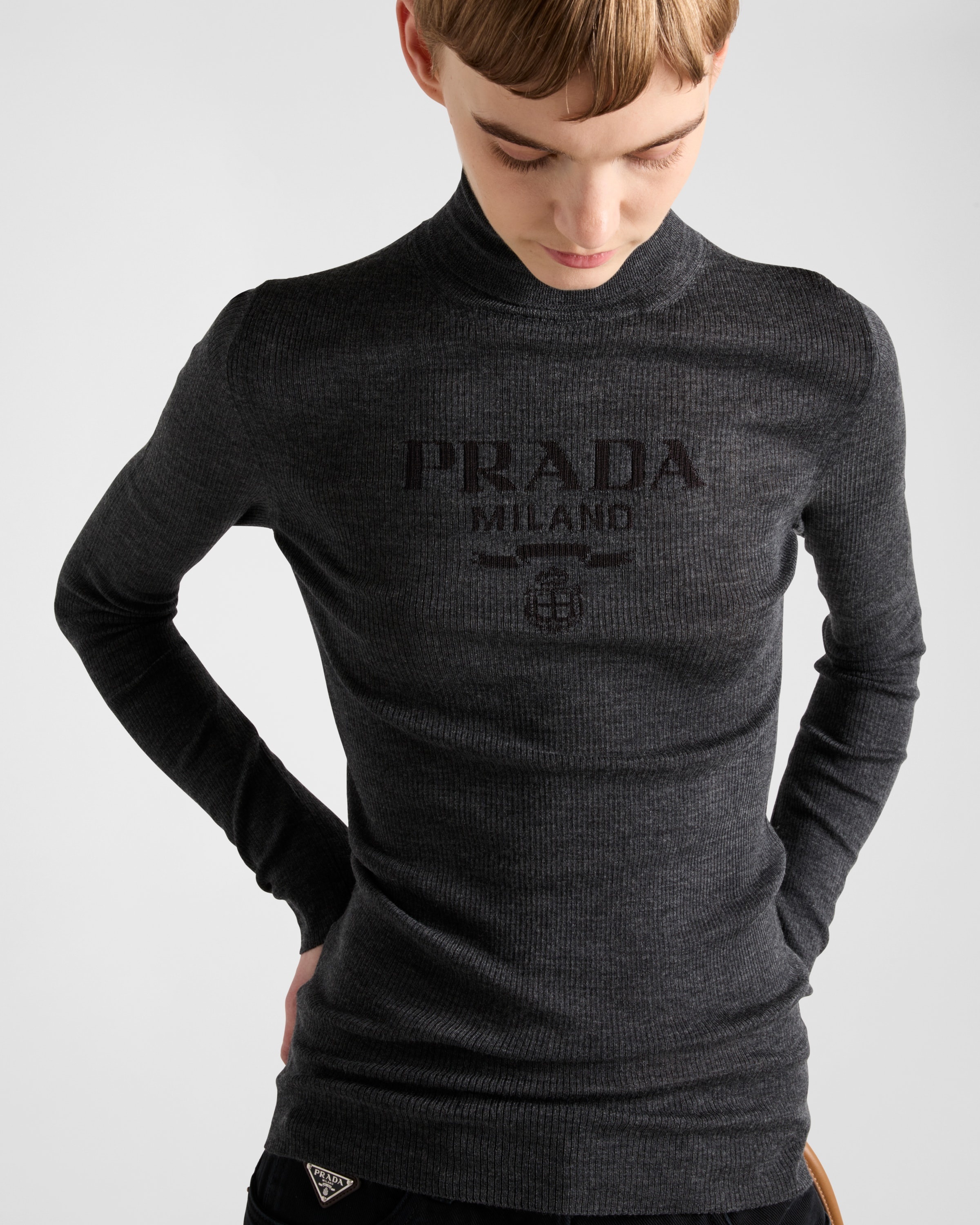 Superfine wool turtleneck sweater - 3