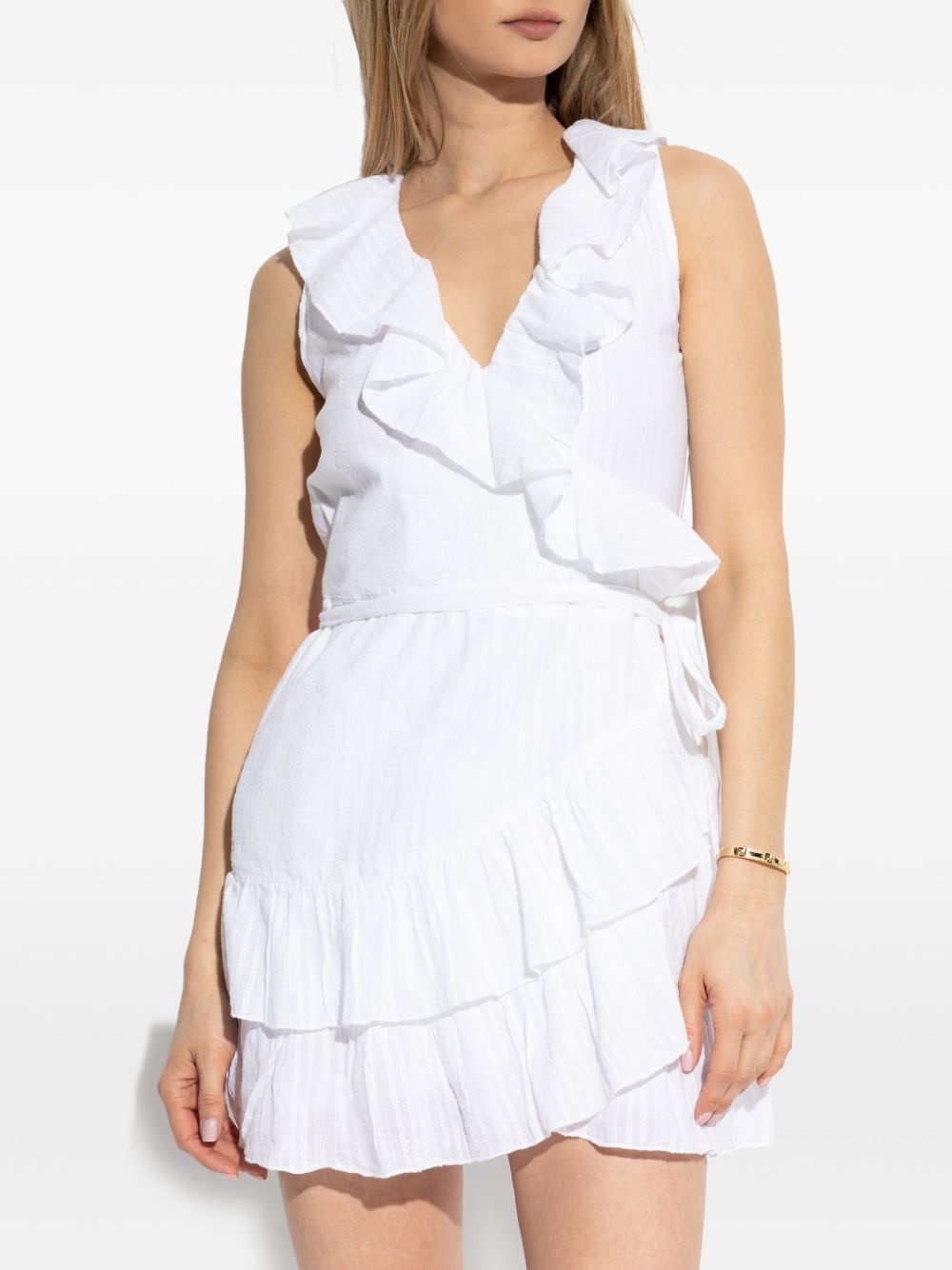 ruffled mini dress - 3