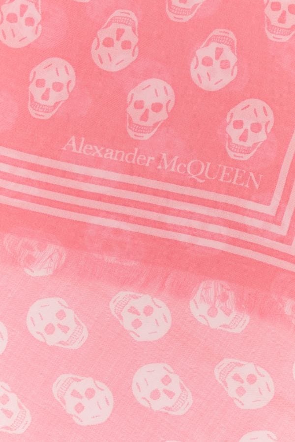 ALEXANDER MCQUEEN Printed Wool Scarf - 2