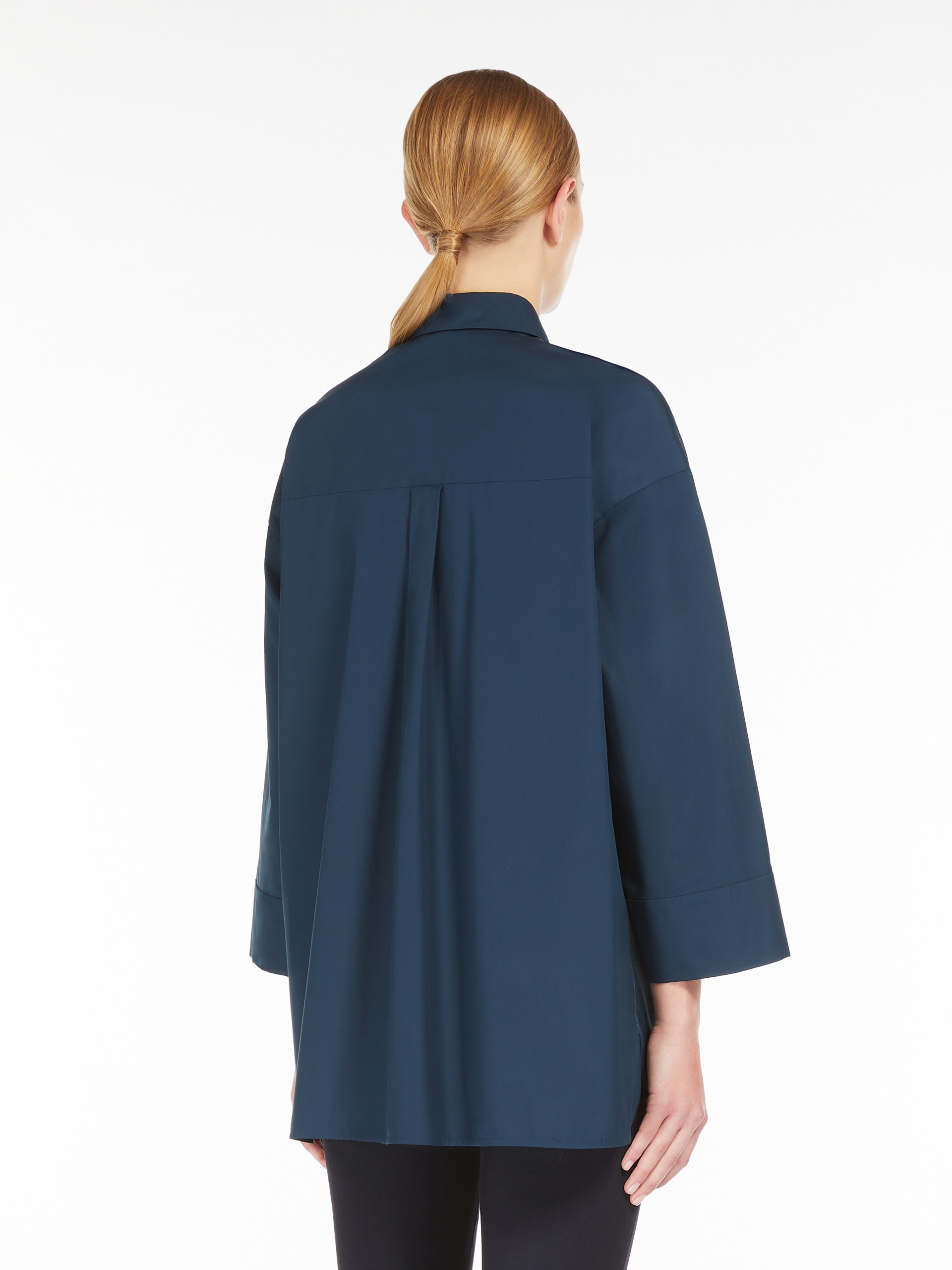 COBALTO Cotton poplin blouse - 4