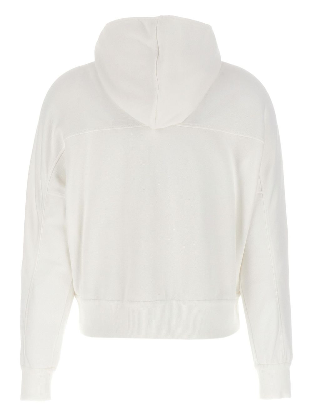 patch-pocket zip-up hooded jacket - 2