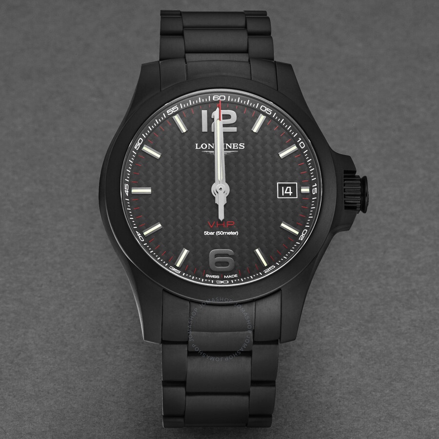 Longines Conquest Quartz Black Dial Men's Watch L3.728.2.66.6 - 4