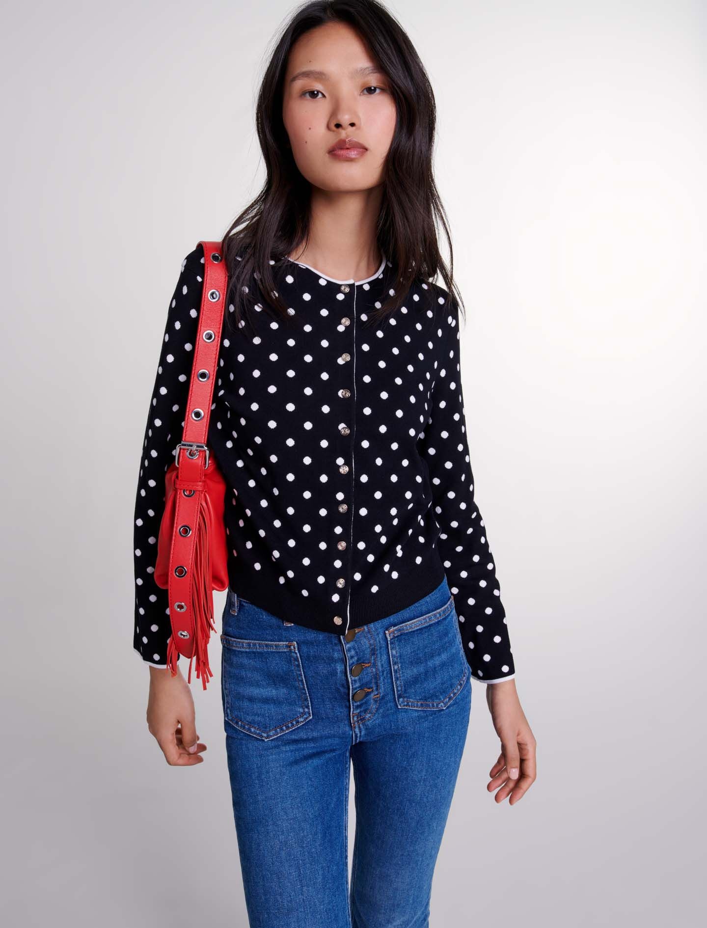 Fancy knit cardigan - 5
