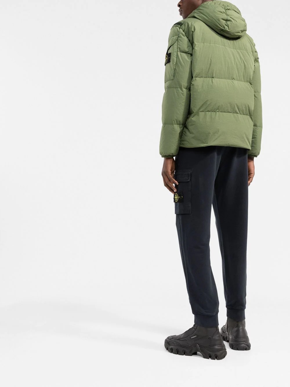 Compass-patch puffer jacket - 4