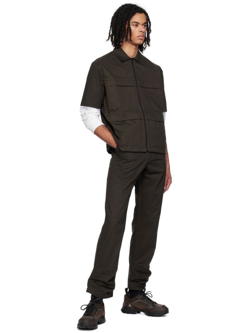 GR10K Brown Solid Shirt outlook