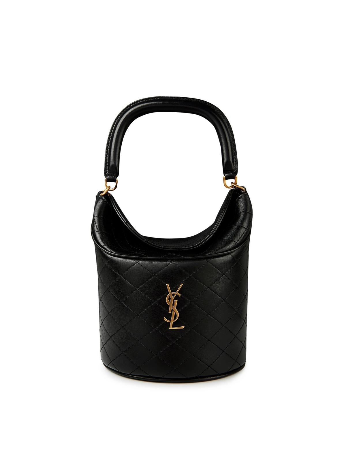 バッグ・カバンその他 SAINT LAURENT Leather bucket bag Black SAINT LAURENT - Leather bucket bag | Leam Roma - Luxury
