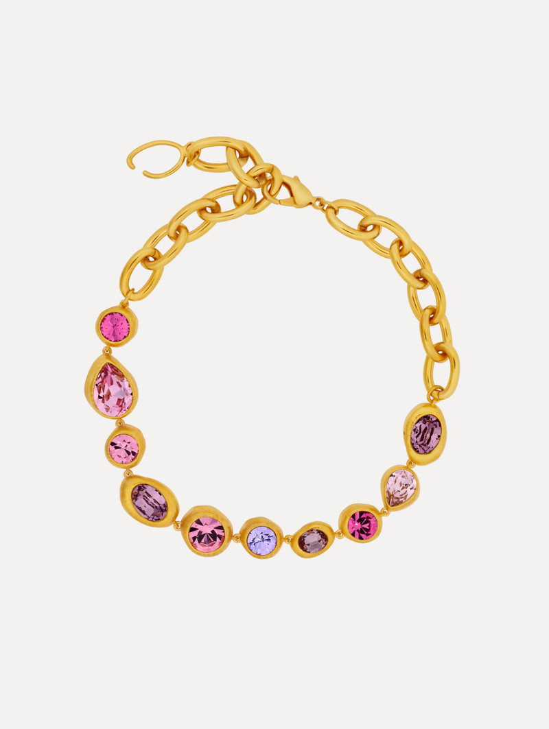 HAMMERED CHAIN-LINK NECKLACE 1