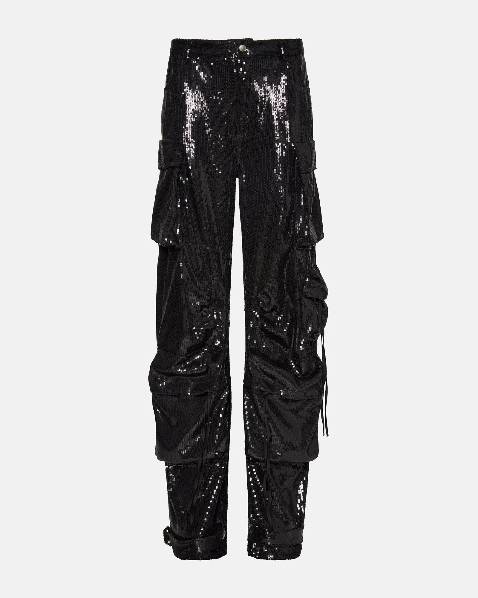DUO SEQUIN PANT BLACK - 1